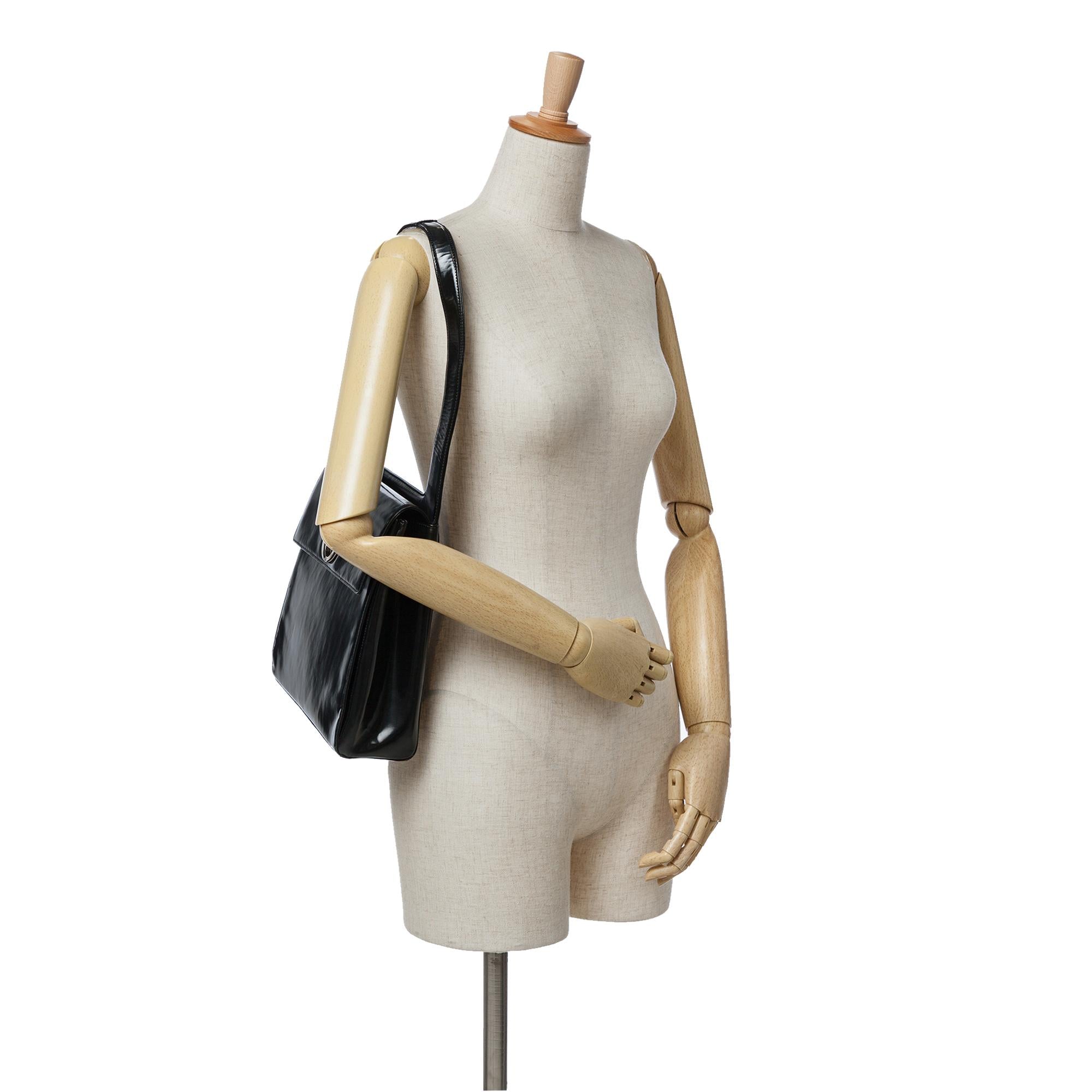 Dior Patent Shoulder Bag