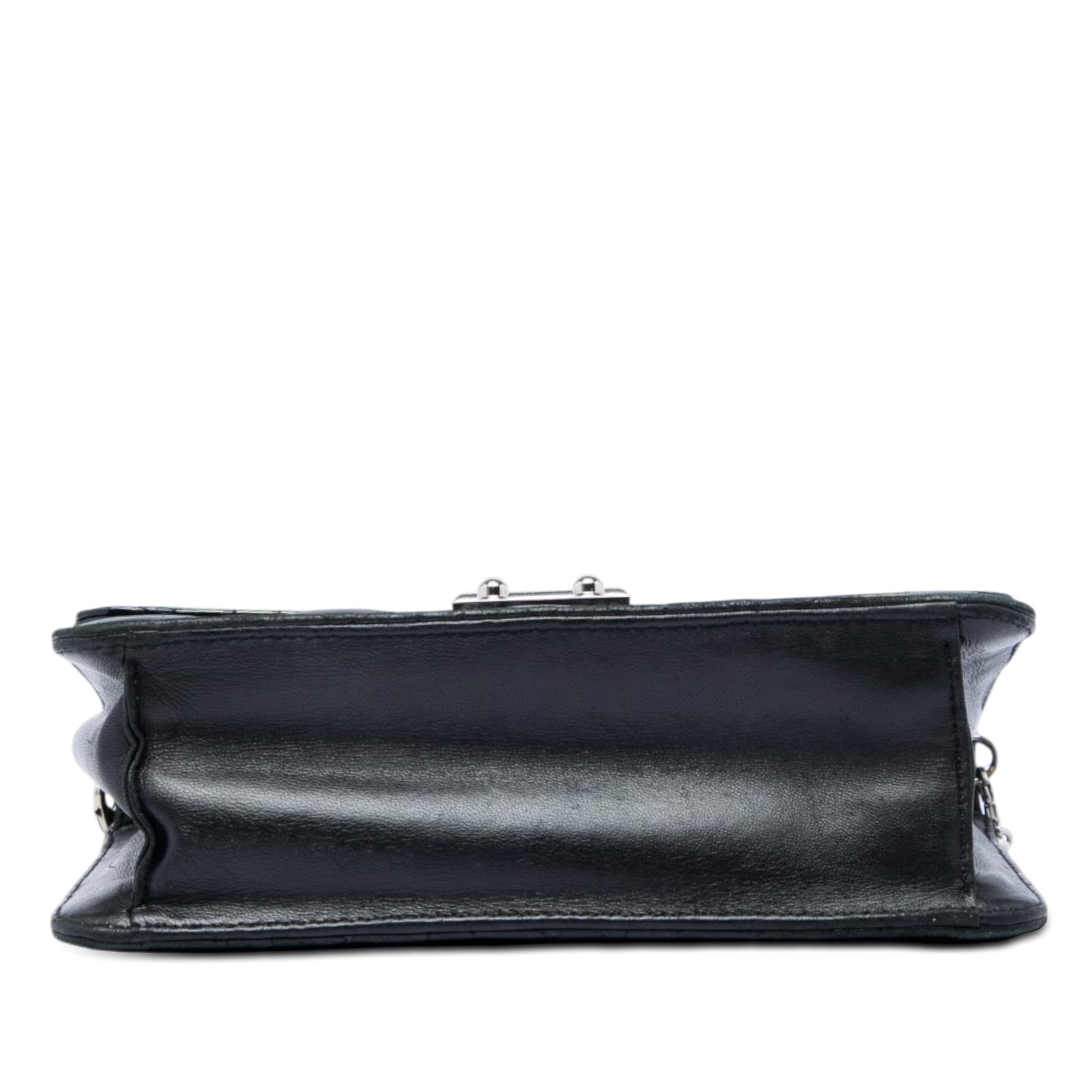 Dior Patent and Lambskin Cannage Miss Dior Promenade Crossbody
