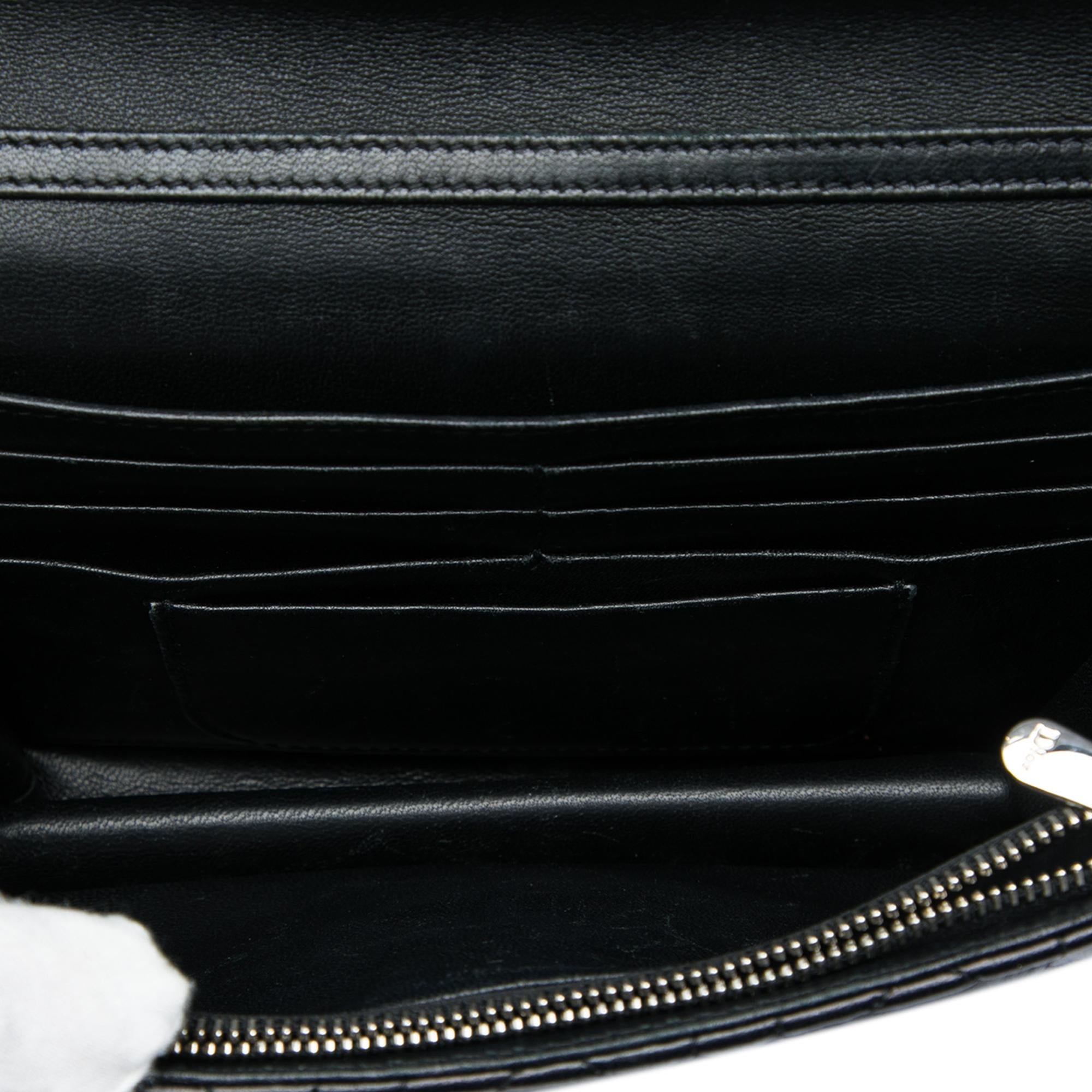 Dior Patent and Lambskin Cannage Miss Dior Promenade Crossbody