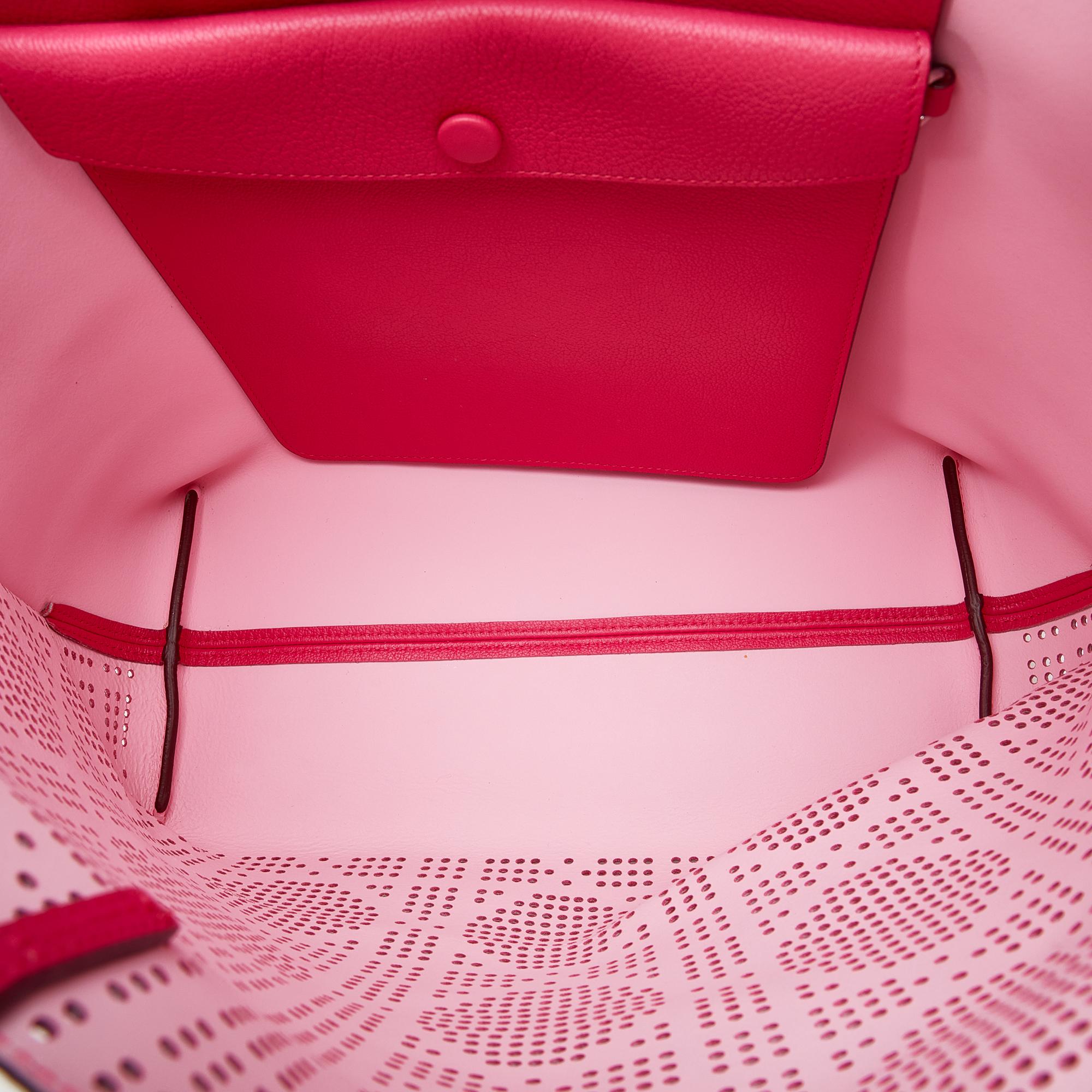 Dior Perforated Cannage Dioriva Tote (SHG-B6R2WX)