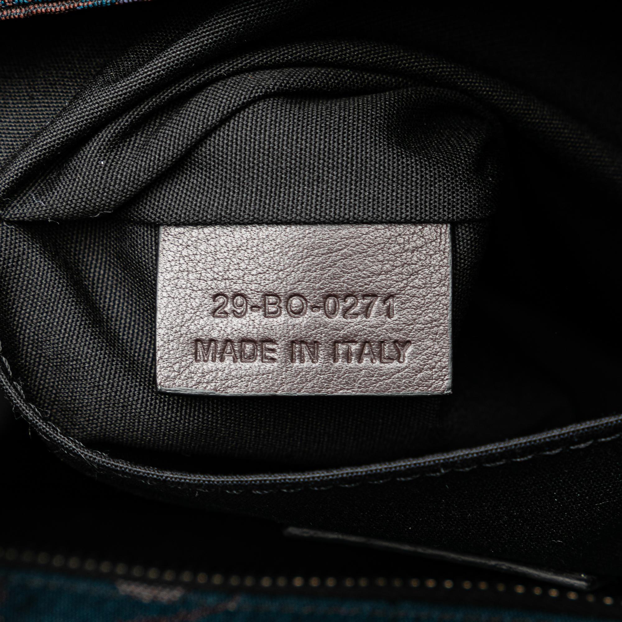 Dior Peter Doig Canvas Camouflage Soft Saddle Bag (SHG-Cn70Uz)