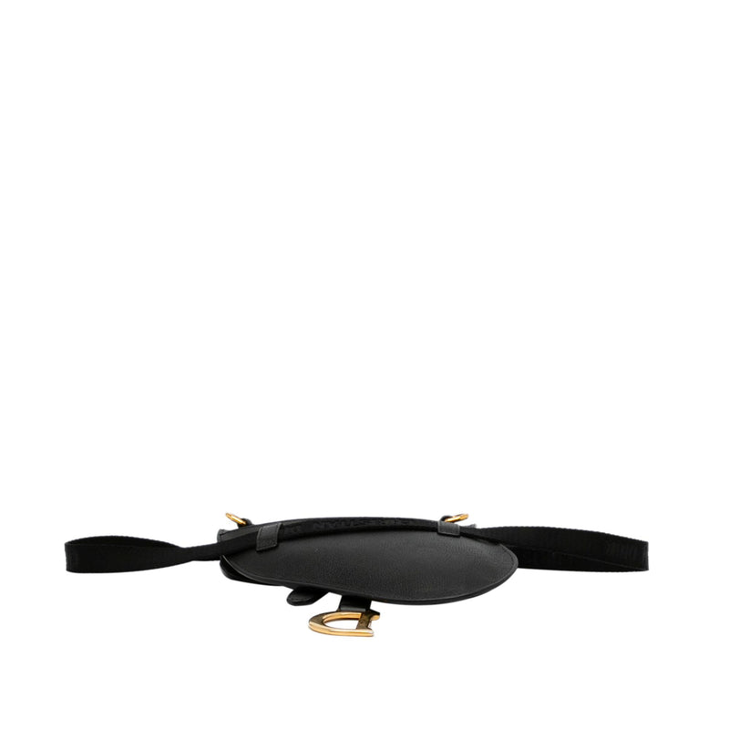 Dior Saddle Leather Belt Bag (SHG-vdHXOH)