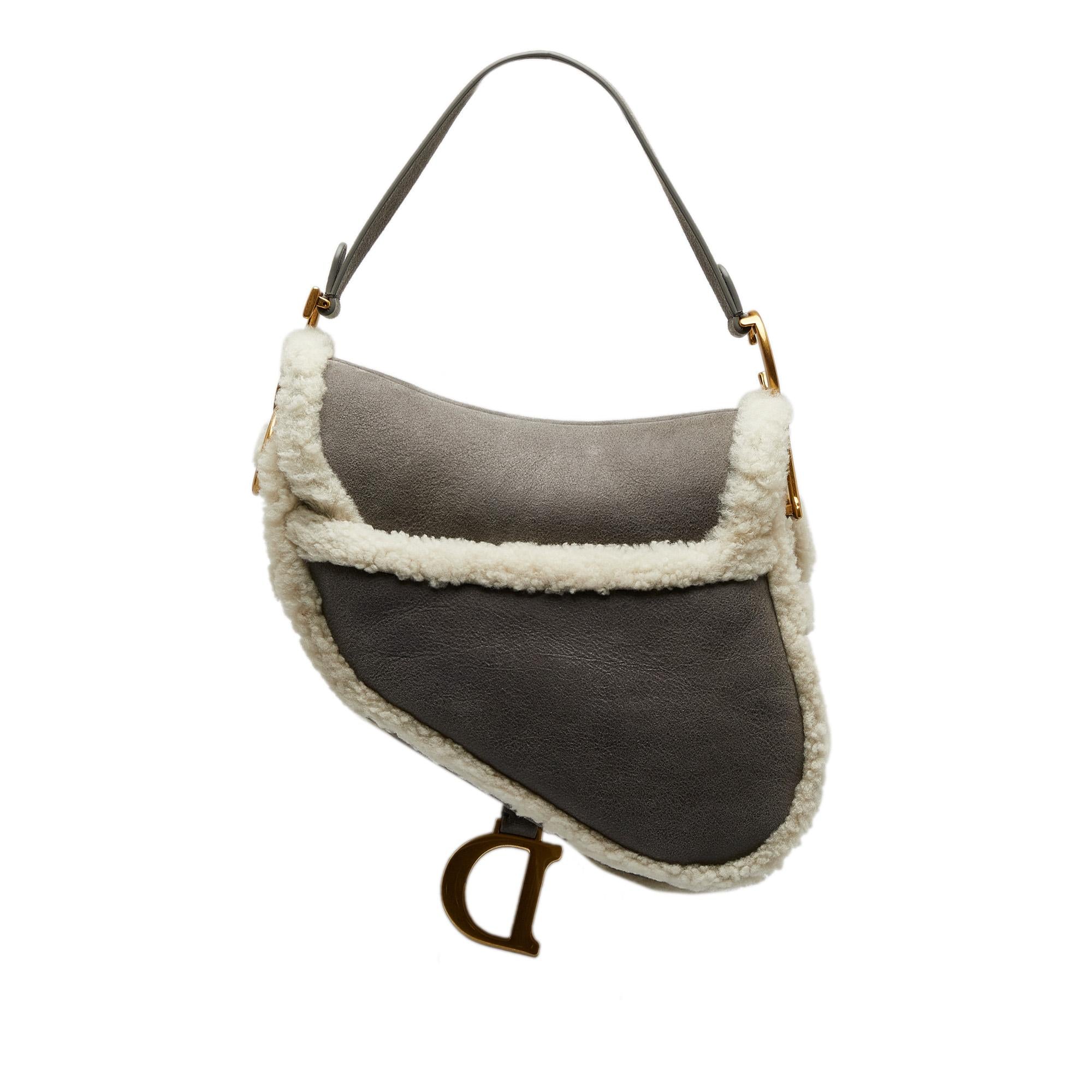 Dior Shearling Saddle Bag (SHG-rQUzwS)