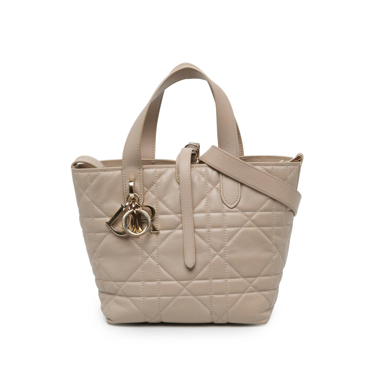 Dior Small Calfskin Macrocannage Toujours Satchel