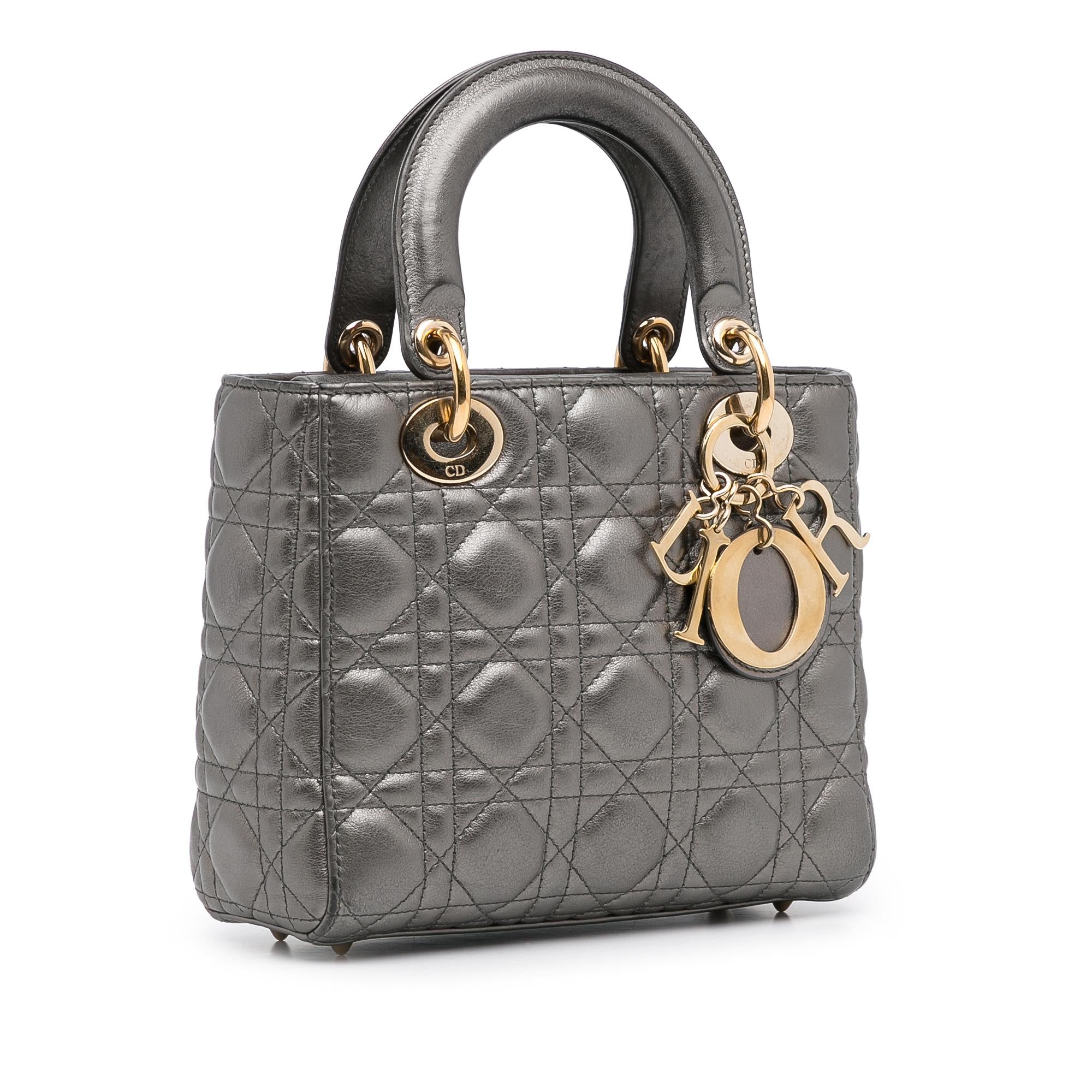 Dior Small Cannage Lady Dior (SHG-6OKgez)