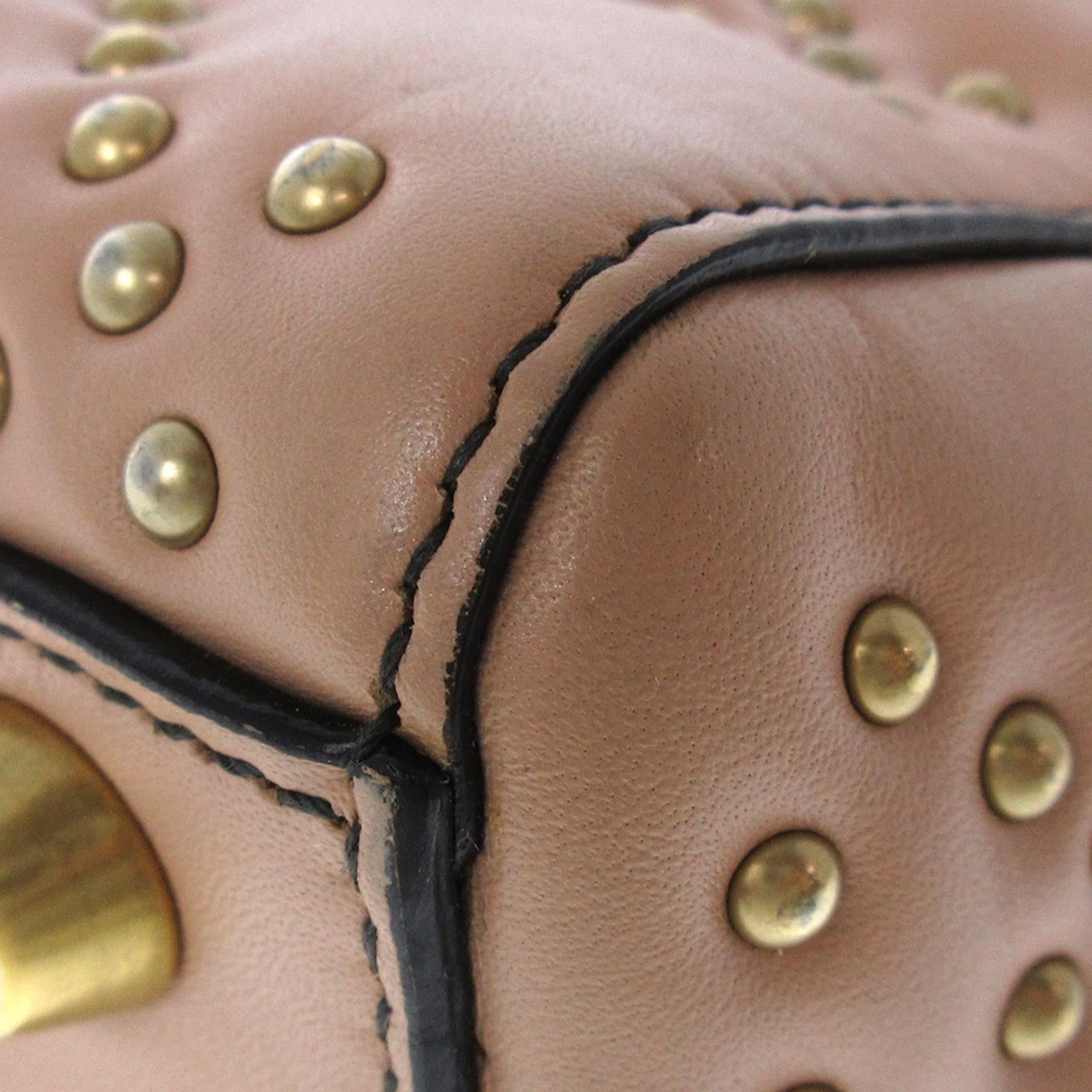 Dior Small Cannage Supple Lady Dior Studded Leather Satchel (SHG-AKuaqA)