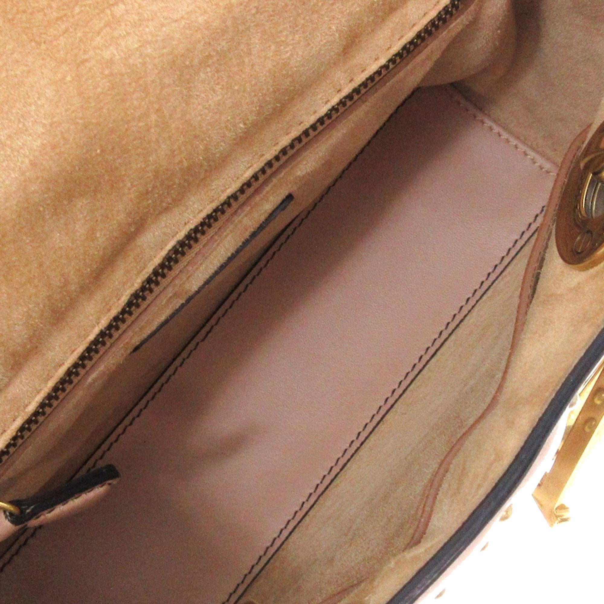 Dior Small Cannage Supple Lady Dior Studded Leather Satchel (SHG-AKuaqA)