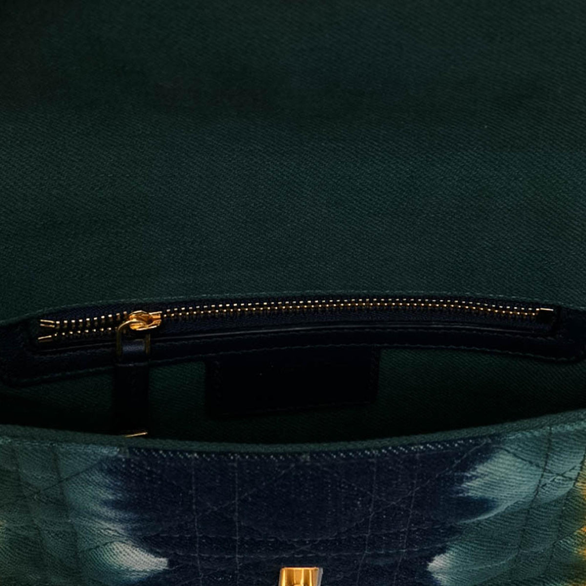 Dior Small Denim Cannage Tie Dye Caro Bag