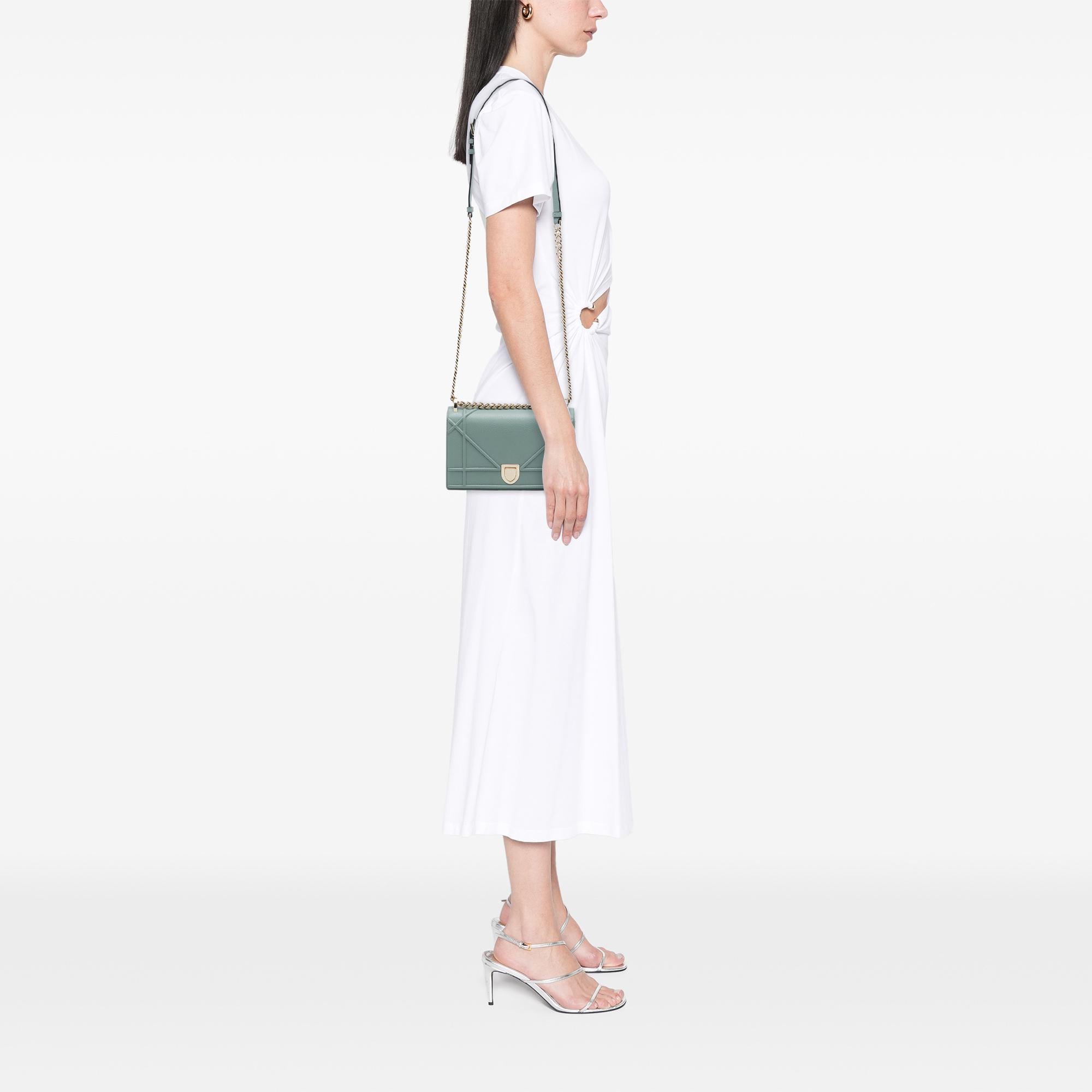 Dior Small Grained Calfskin Diorama Flap
