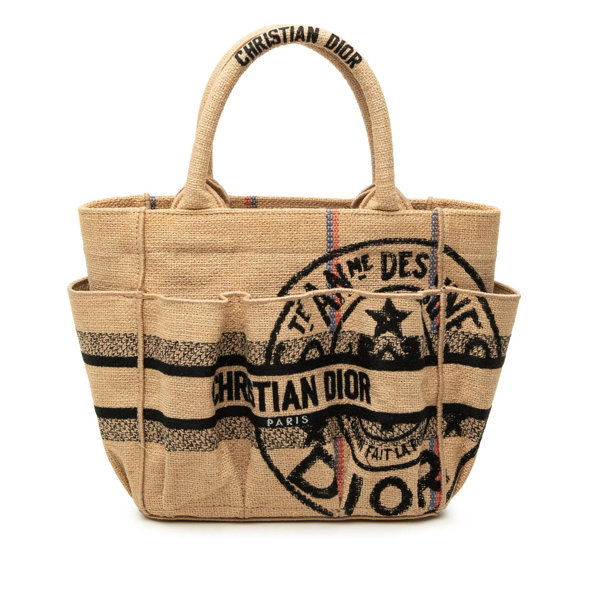 Dior Small Jute Catherine Tote