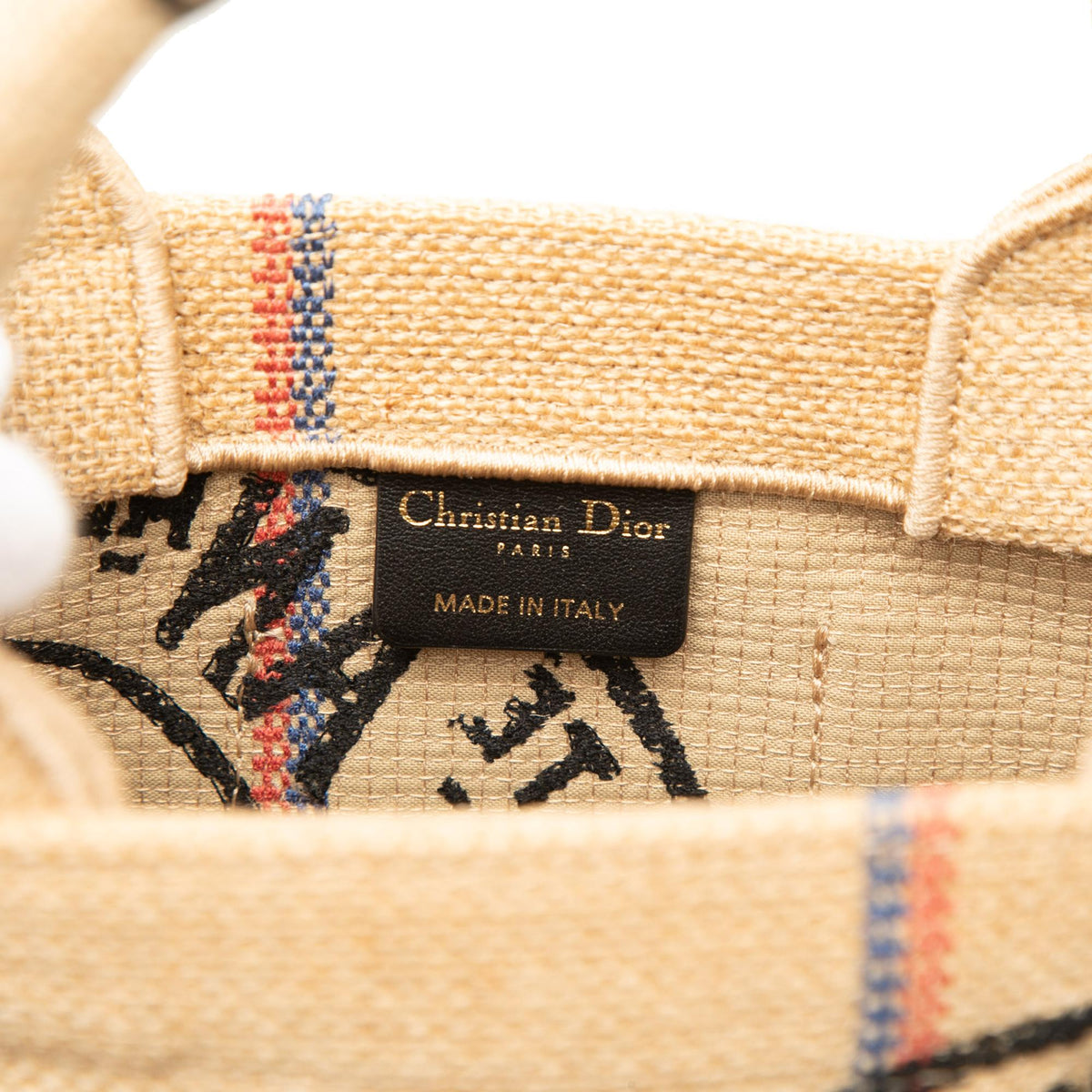 Dior Small Jute Catherine Tote