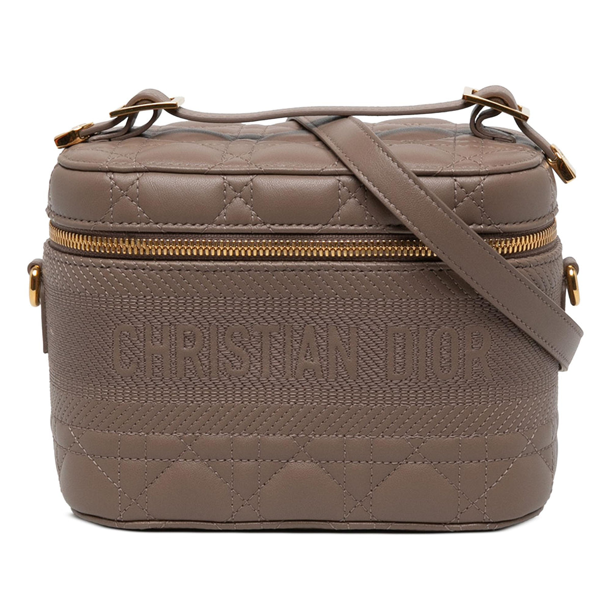 Dior Small Lambskin Cannage DiorTravel Vanity Case