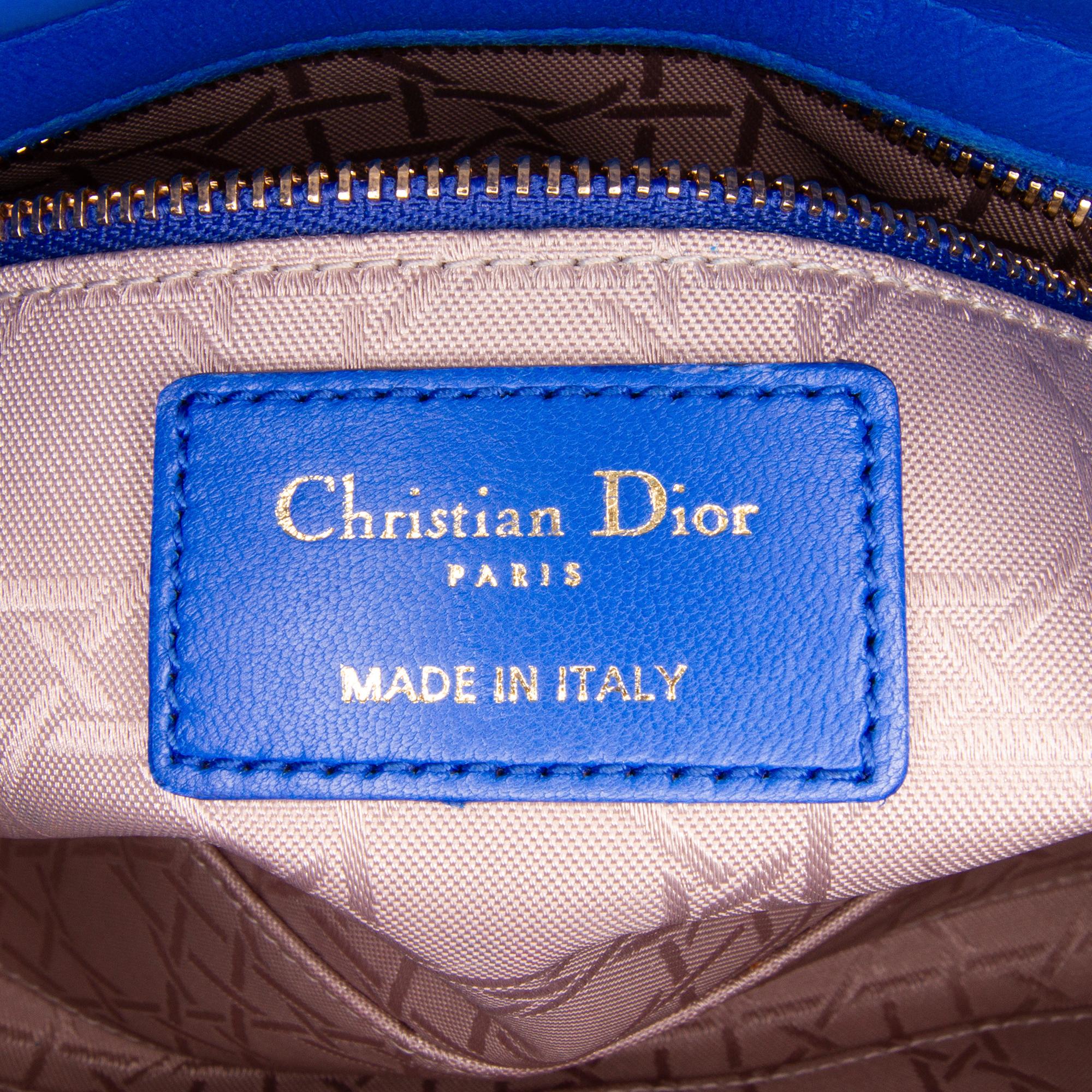 Dior Small Lambskin Cannage My ABC Lady Dior