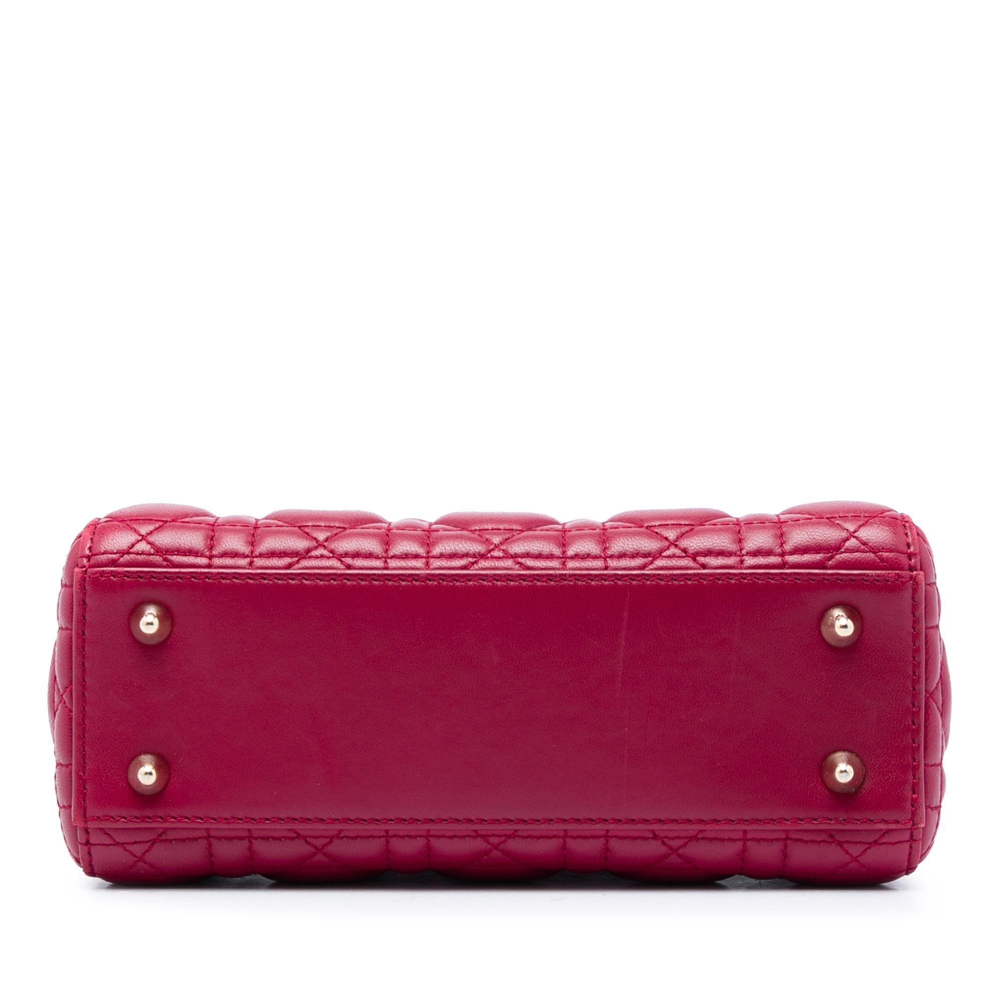 Dior Small Lambskin Cannage My ABCDior Lady Dior
