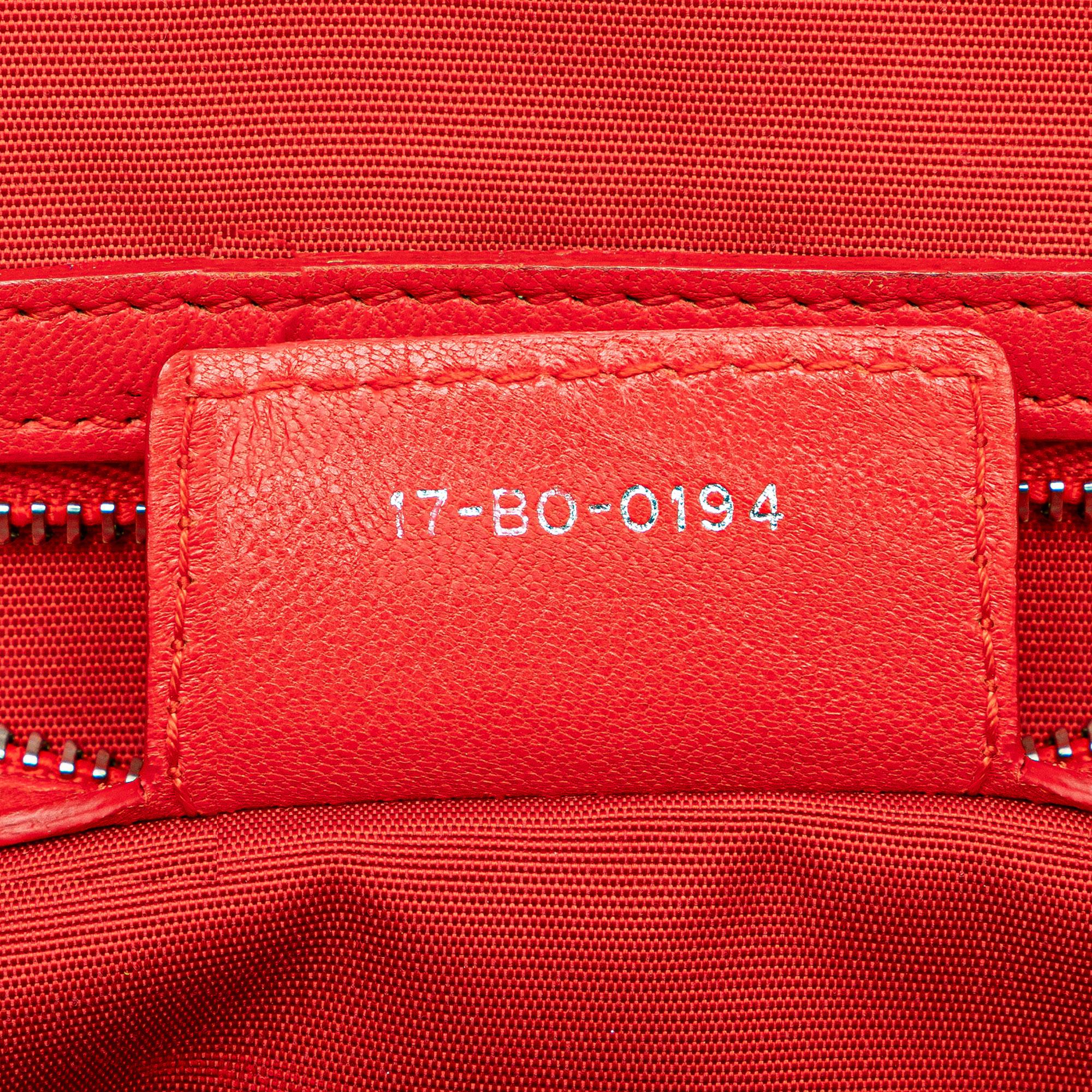 Dior Small Lambskin Cannage Soft Zip Shopping Tote (SHG-nnBORZ)