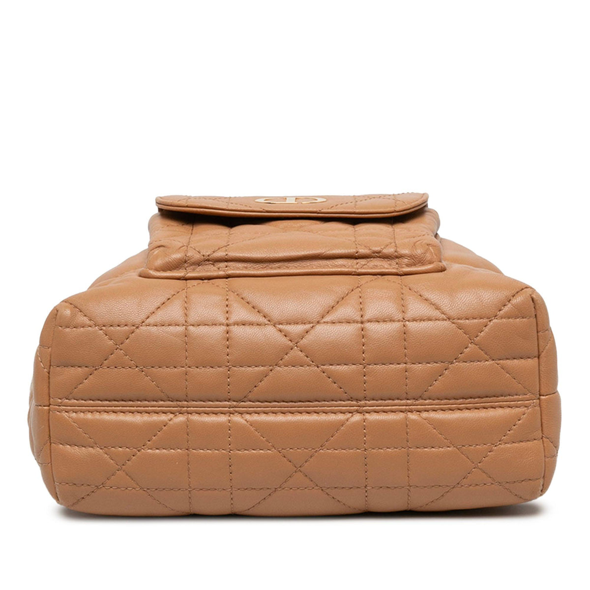 Dior Small Lambskin Macrocannage Caro Bucket Bag