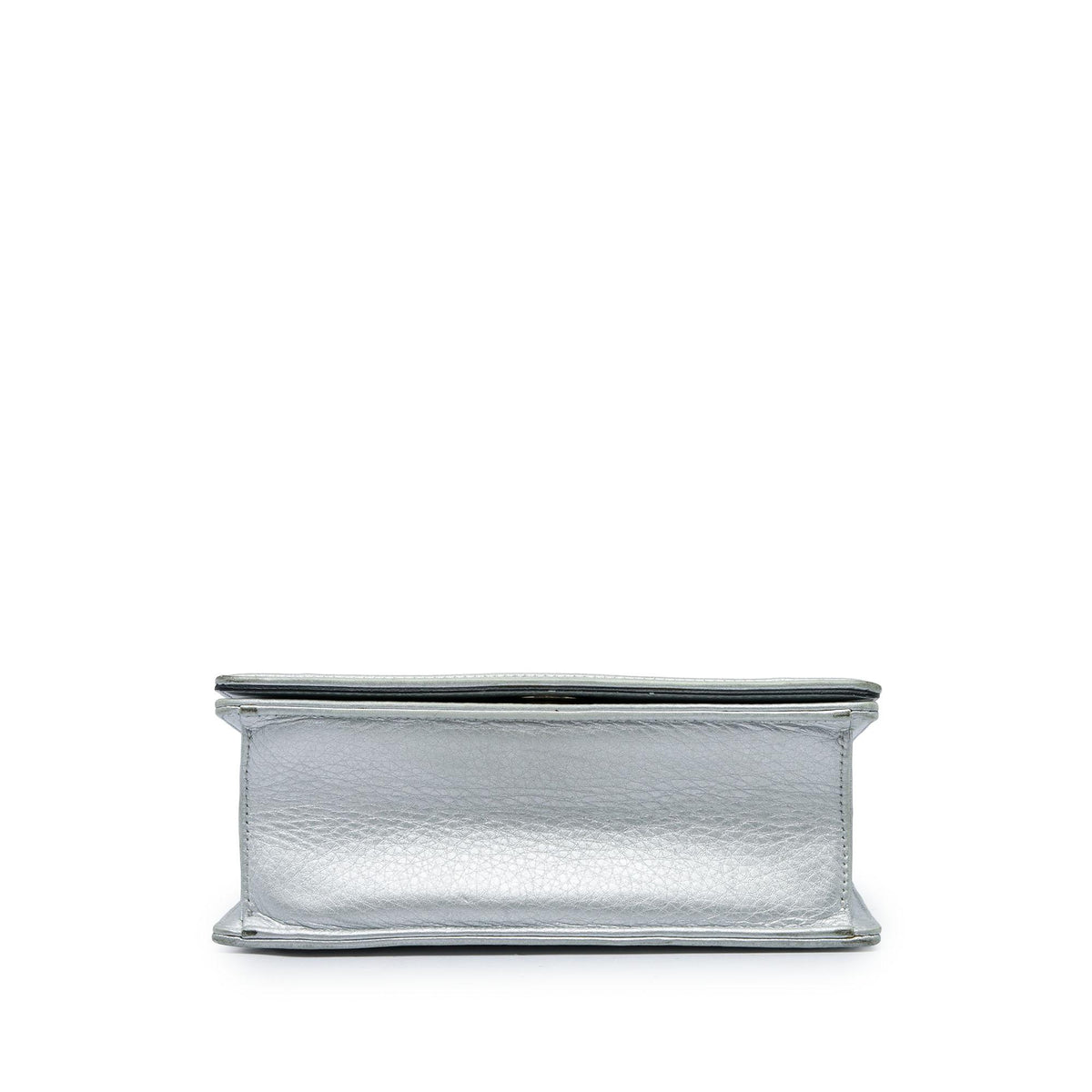 Dior Small Metallic Grained Calfskin Diorama Flap