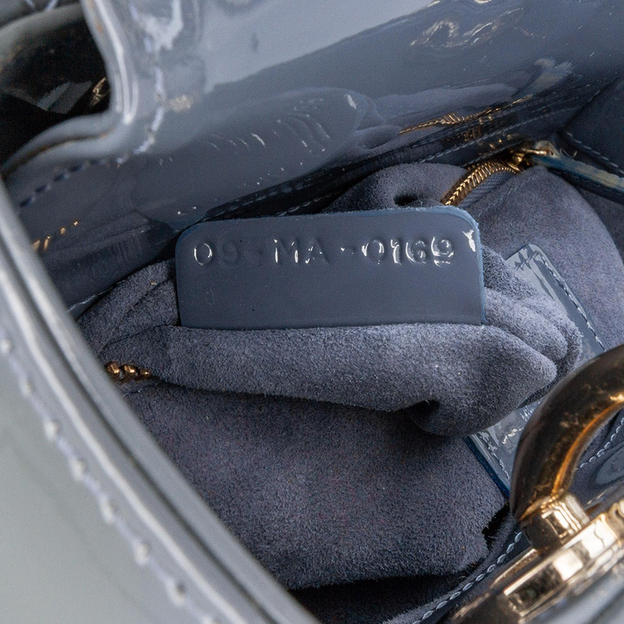 Dior Small Patent Cannage Lady Dior