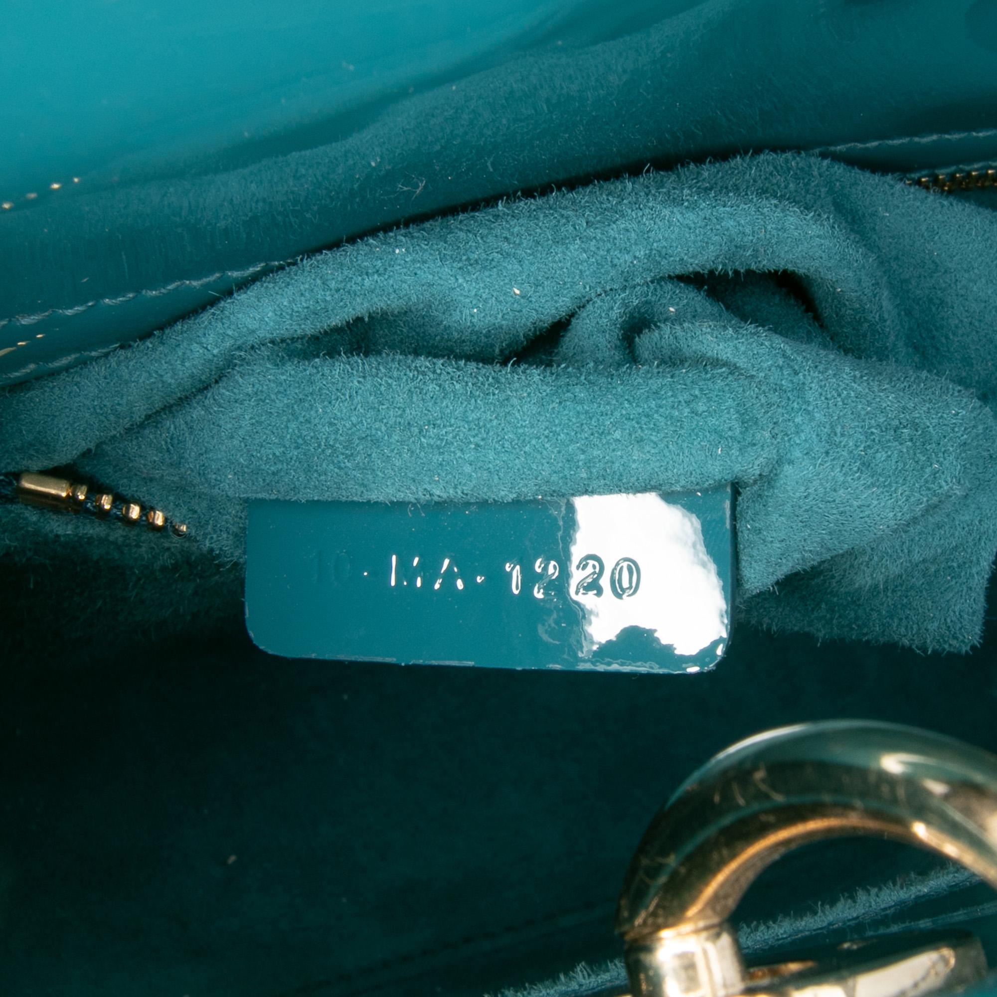Dior Small Patent Cannage Lady Dior