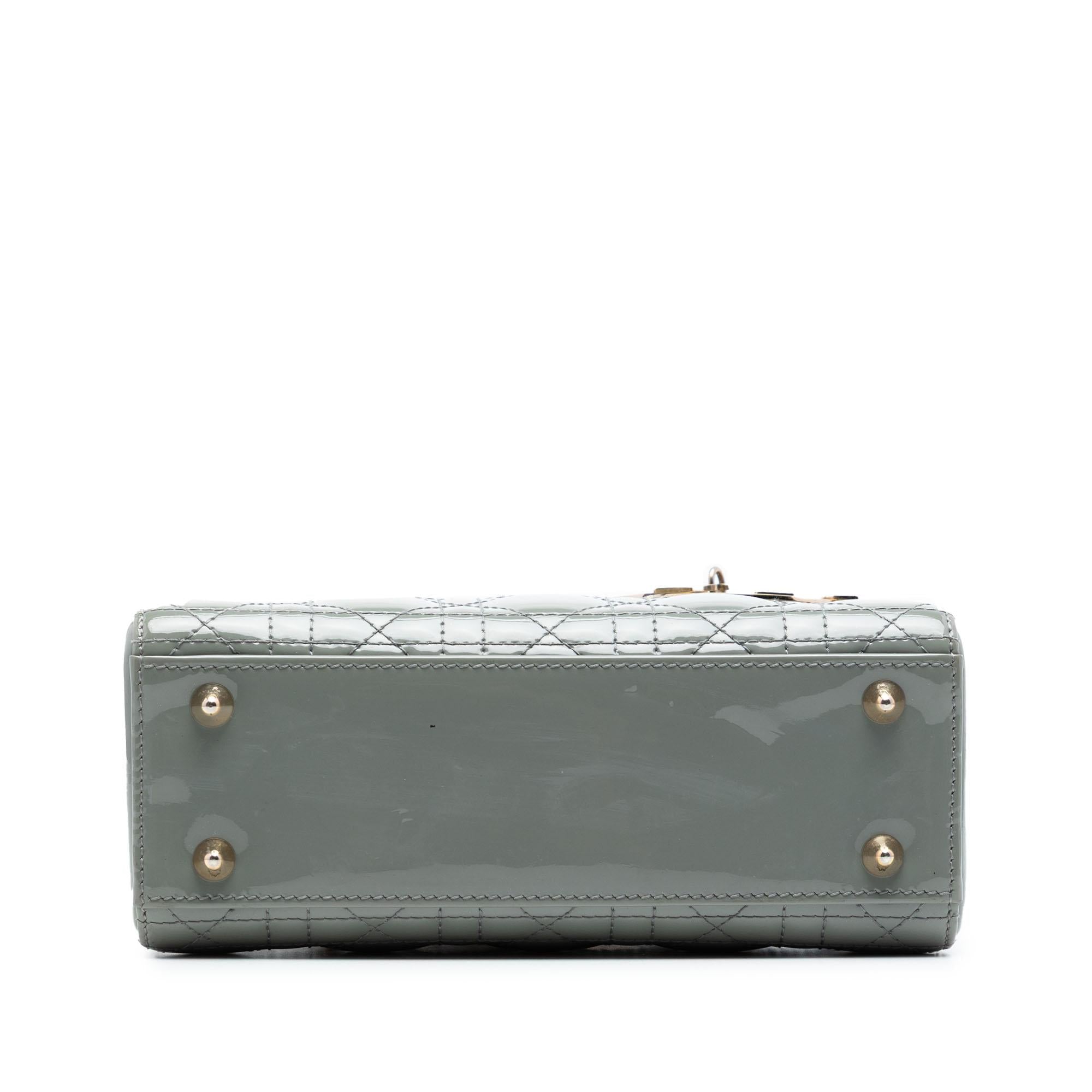 Dior Small Patent Cannage Lady Dior
