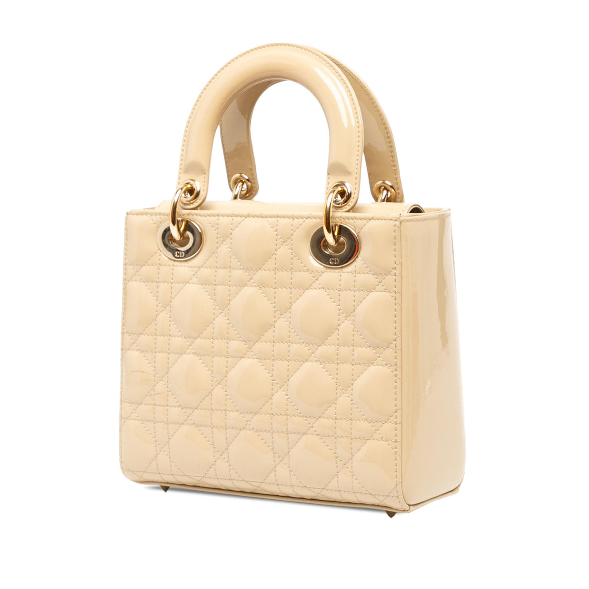 Dior Small Patent Cannage Lady Dior