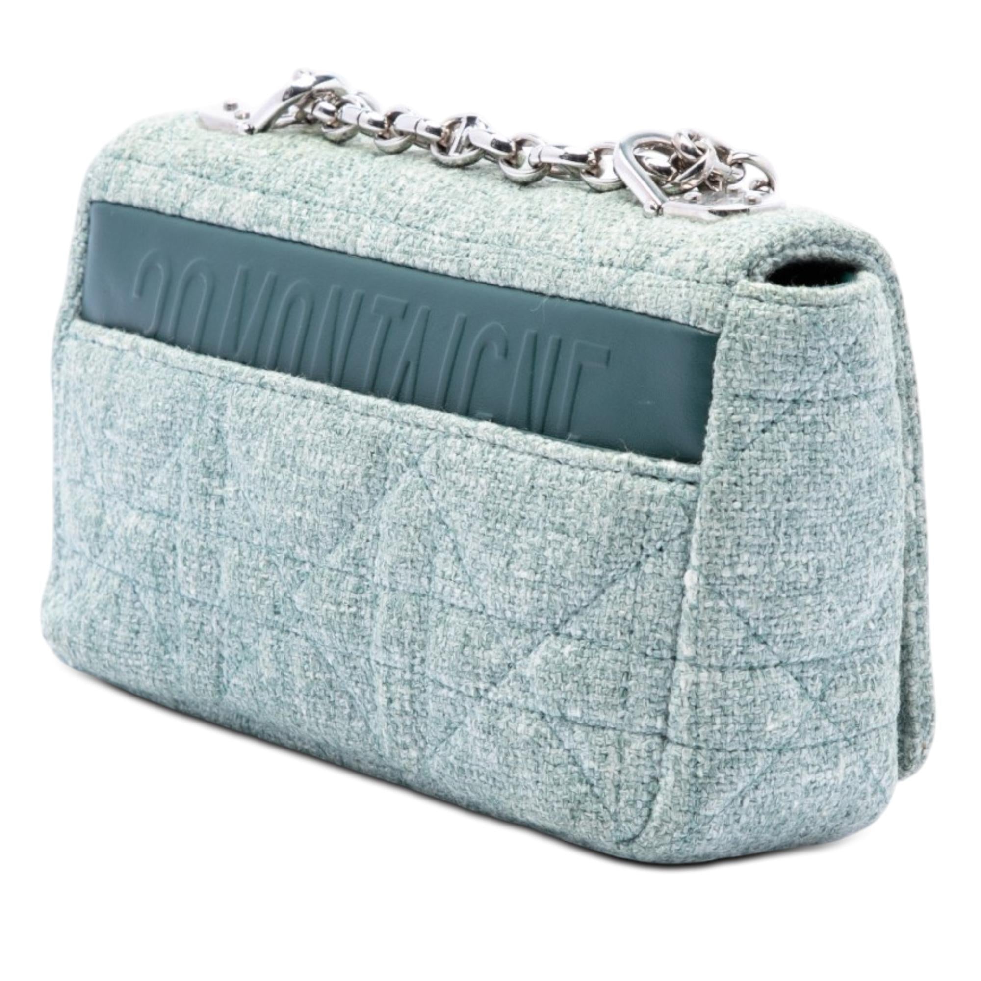 Dior Small Tweed Macrocannage Caro Bag