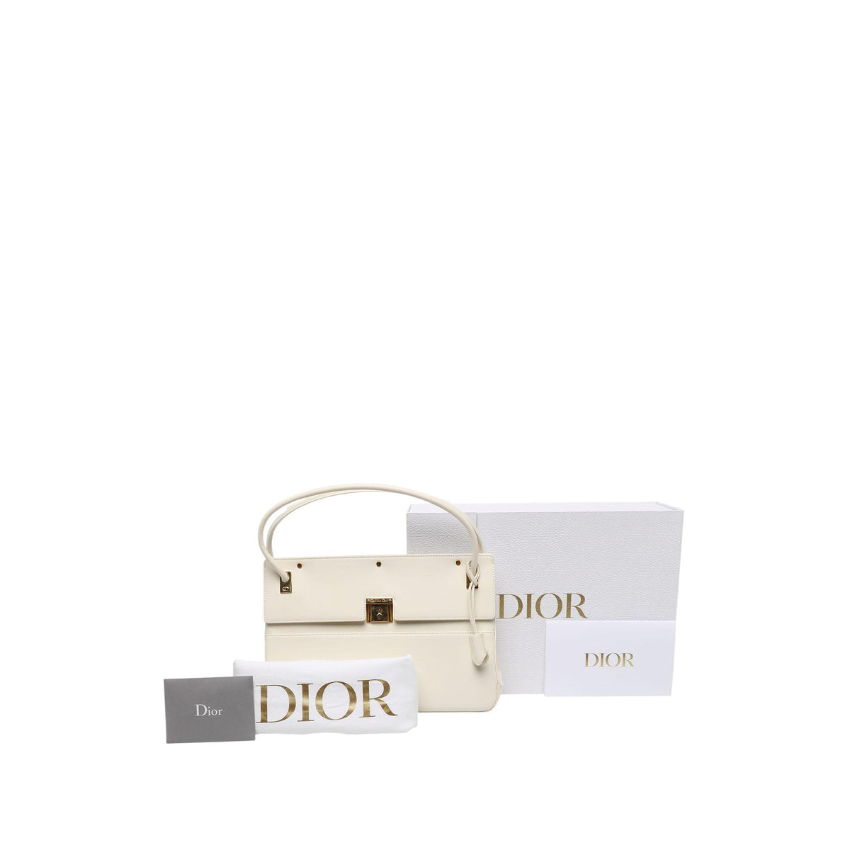 Dior Smooth Calfskin Parisienne Top Handle Bag