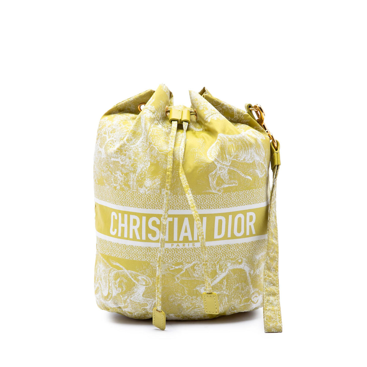 Dior Technical Fabric Toile De Jouy DiorTravel Drawstring Pouch