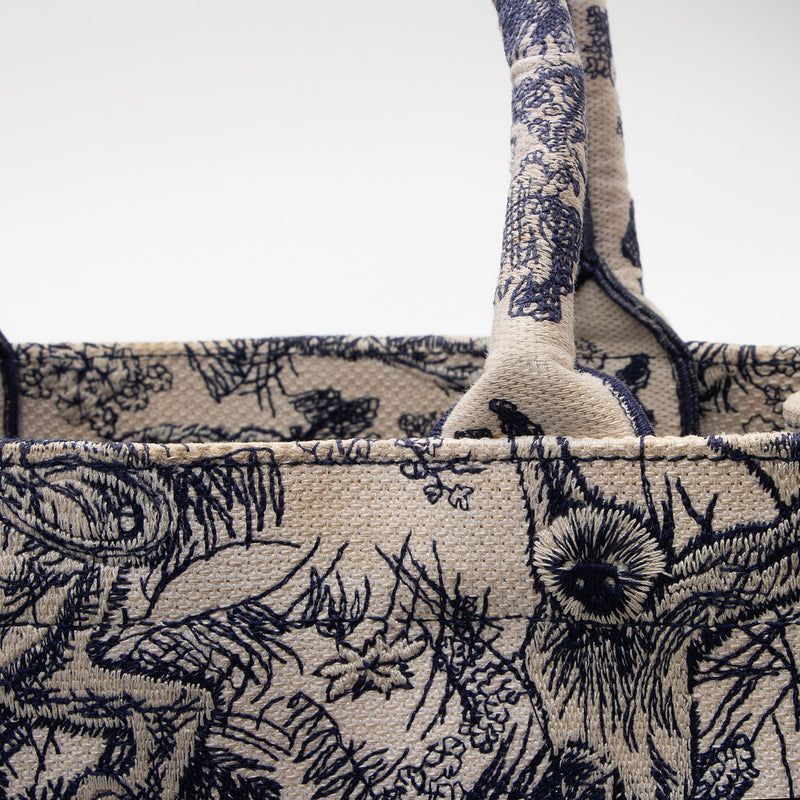 Sac cabas toile de jouy