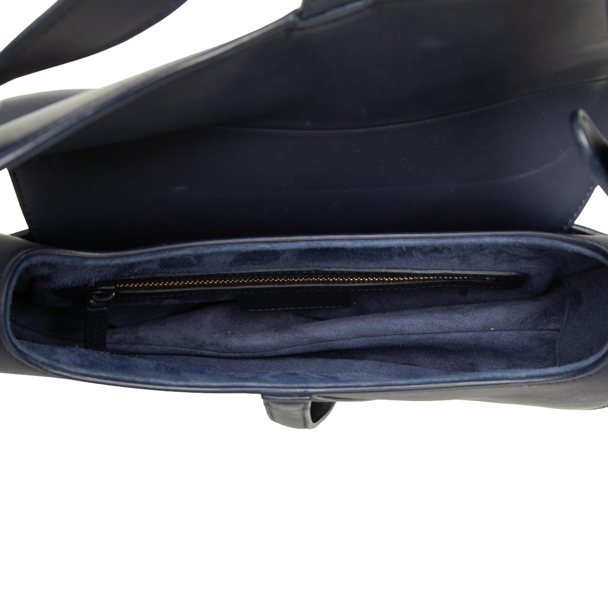 Dior Ultra Matte Calfskin Saddle Bag