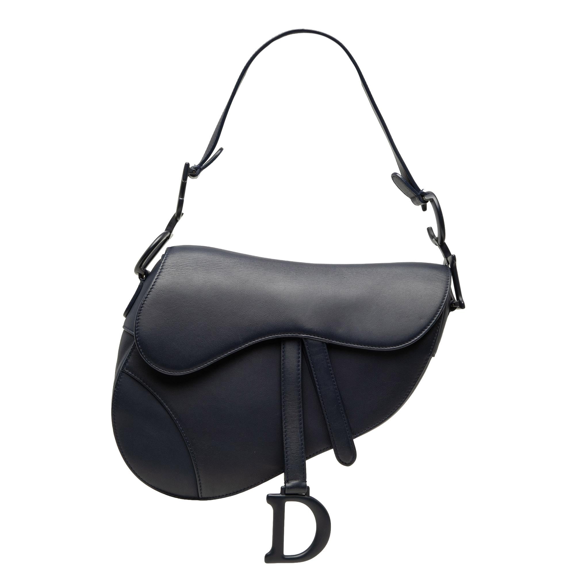 Dior Ultra Matte Calfskin Saddle Bag