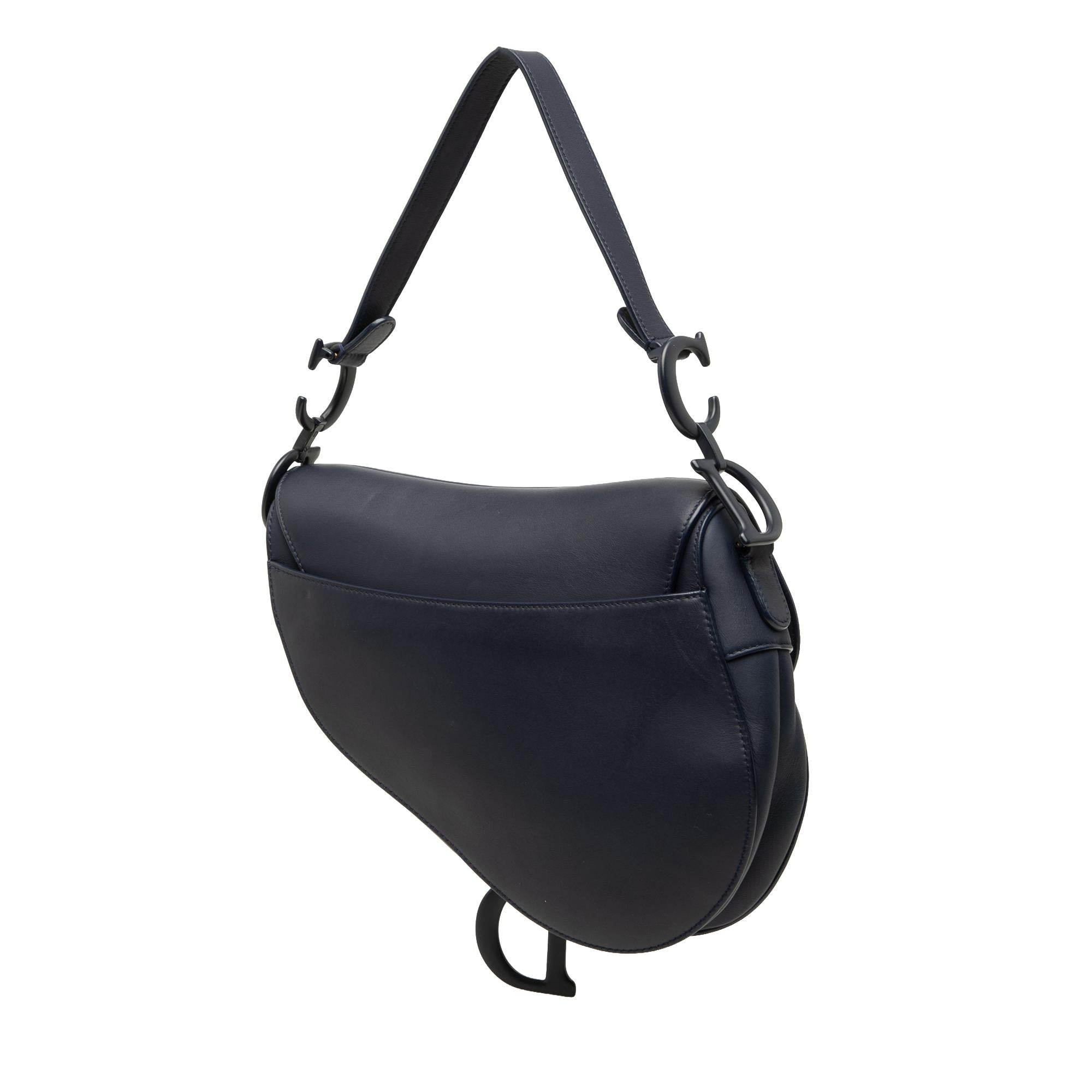 Dior Ultra Matte Calfskin Saddle Bag