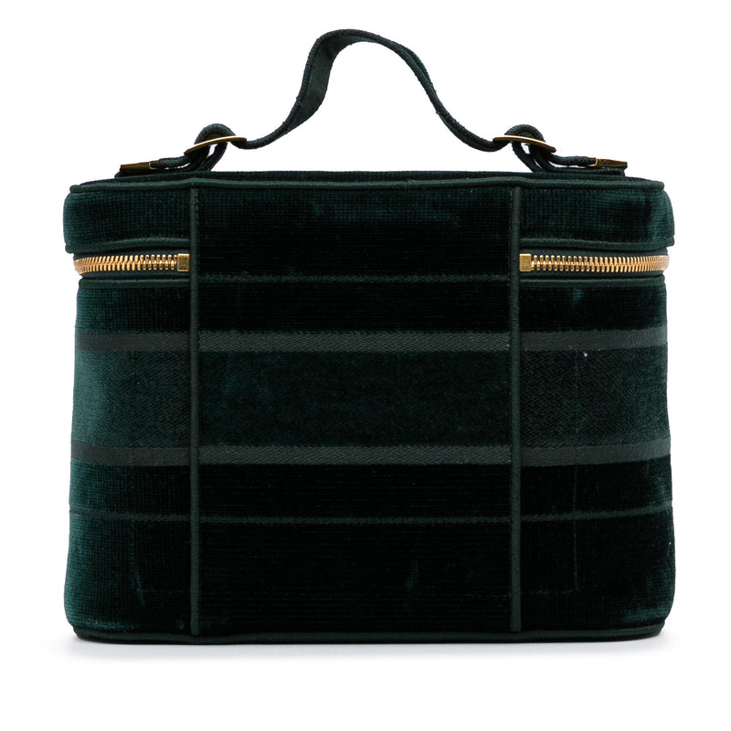 Dior Velvet Cannage Vanity Bag (SHG-S4ERmE)
