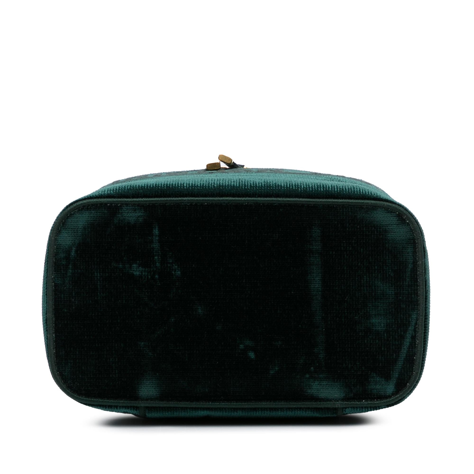 Dior Velvet Cannage Vanity Bag (SHG-S4ERmE)