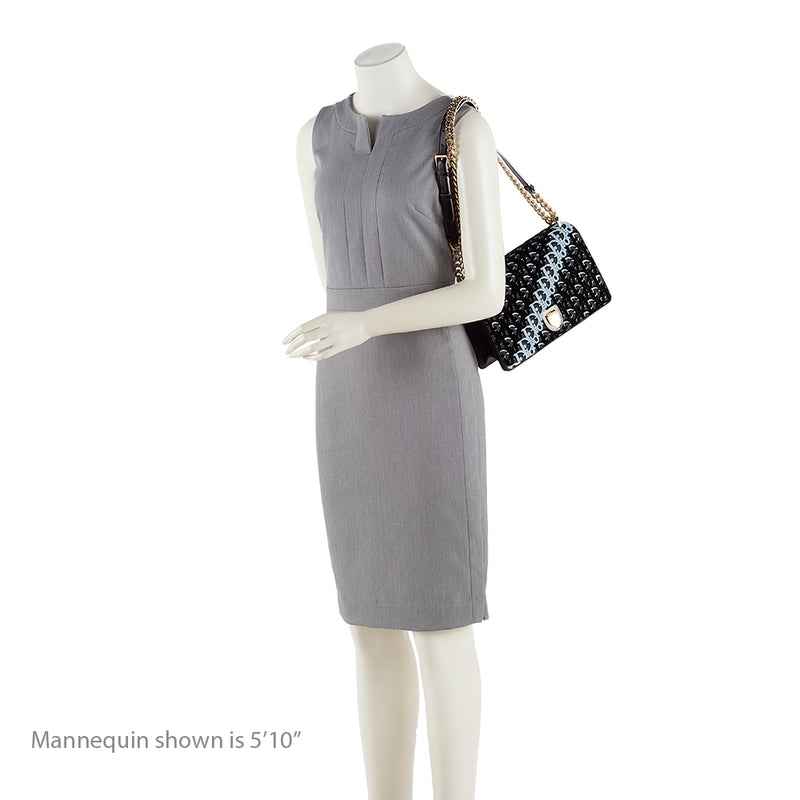 Dior Velvet Diorama Medium Shoulder Bag (SHF-16890)