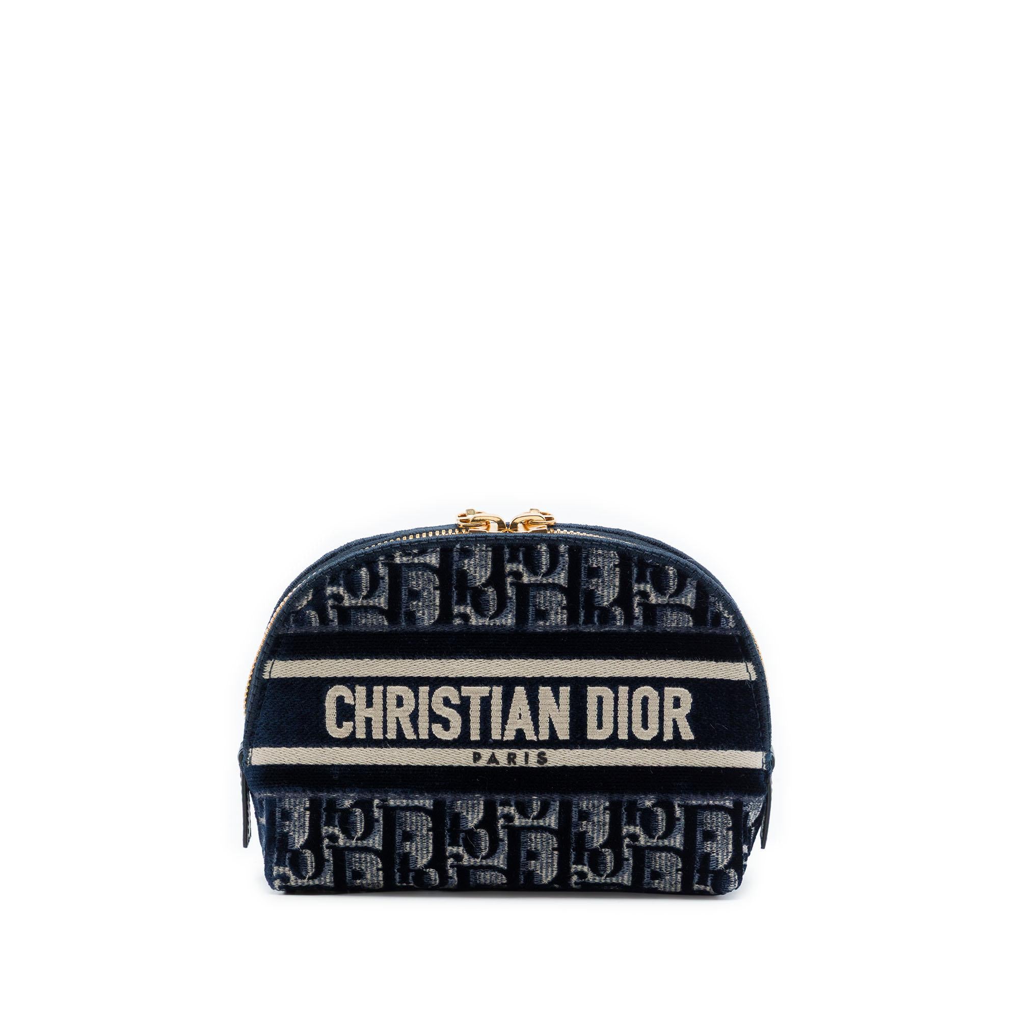 Dior Velvet Oblique Cosmetic Pouch