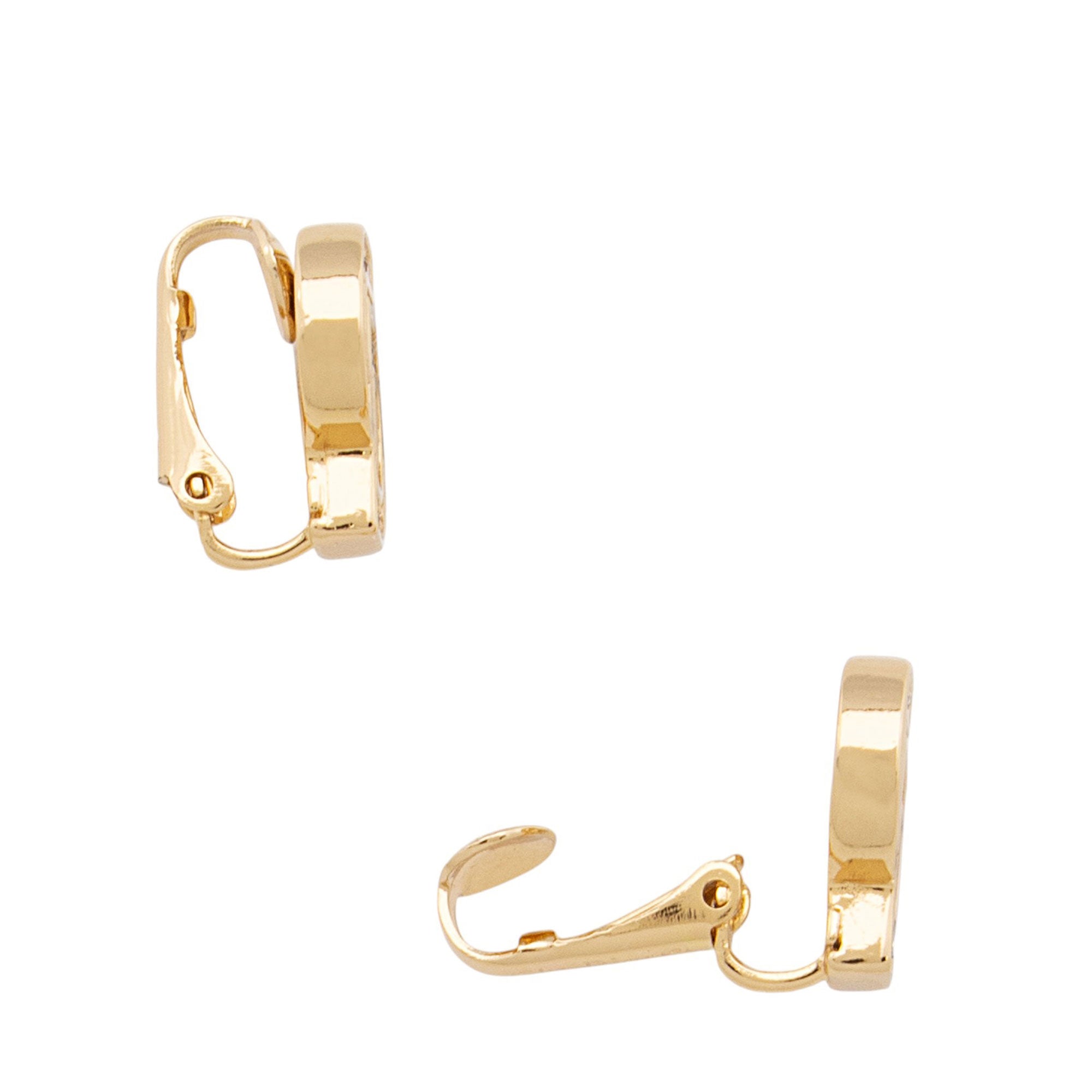 Dior Vintage Crystal CD Clip On Earrings