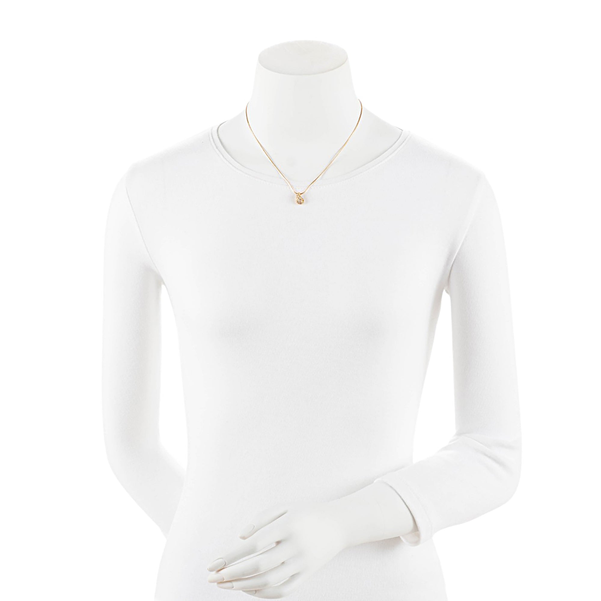 Dior Vintage Crystal Teardrop Necklace