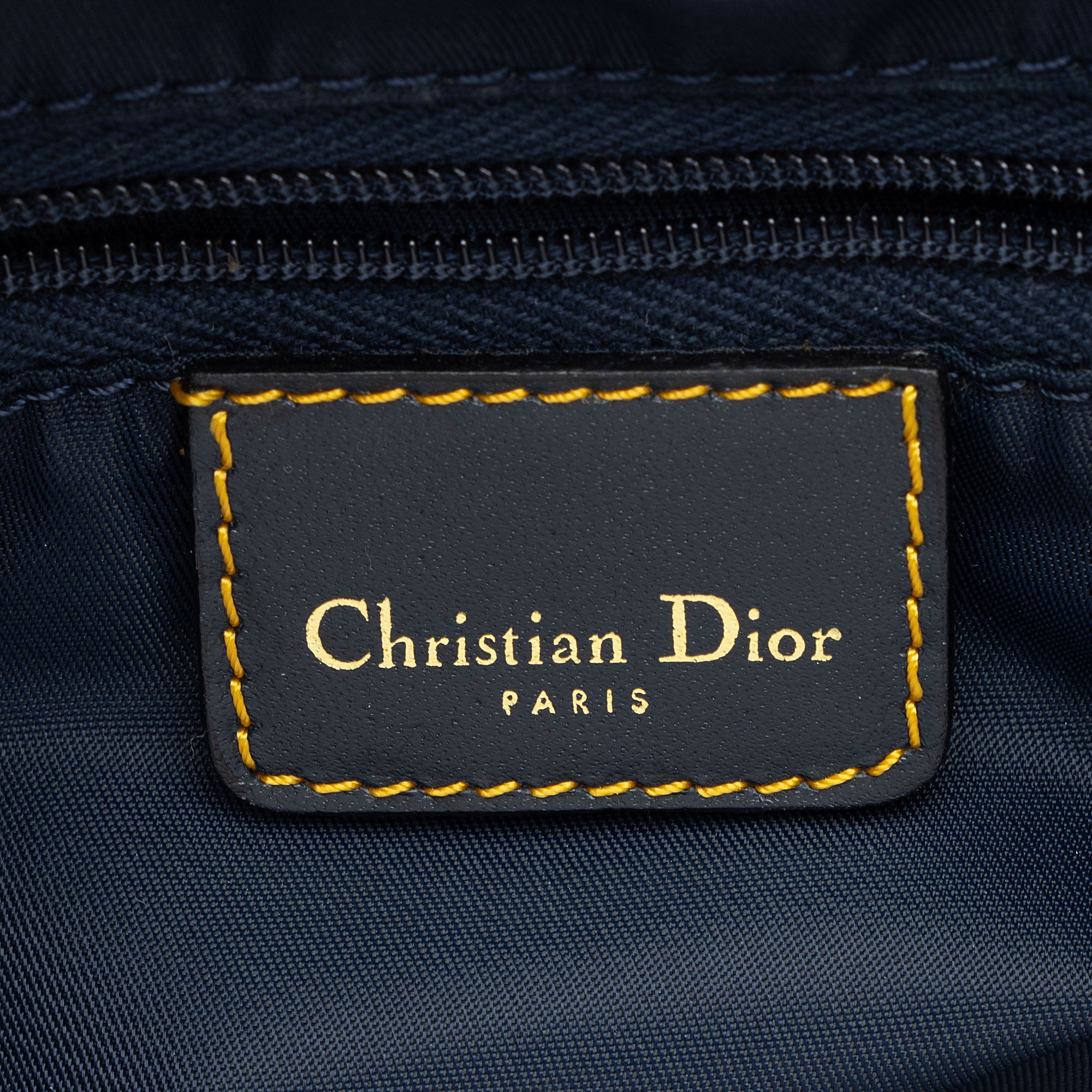 Dior Vintage Diorissimo Saddle Bowler Bag