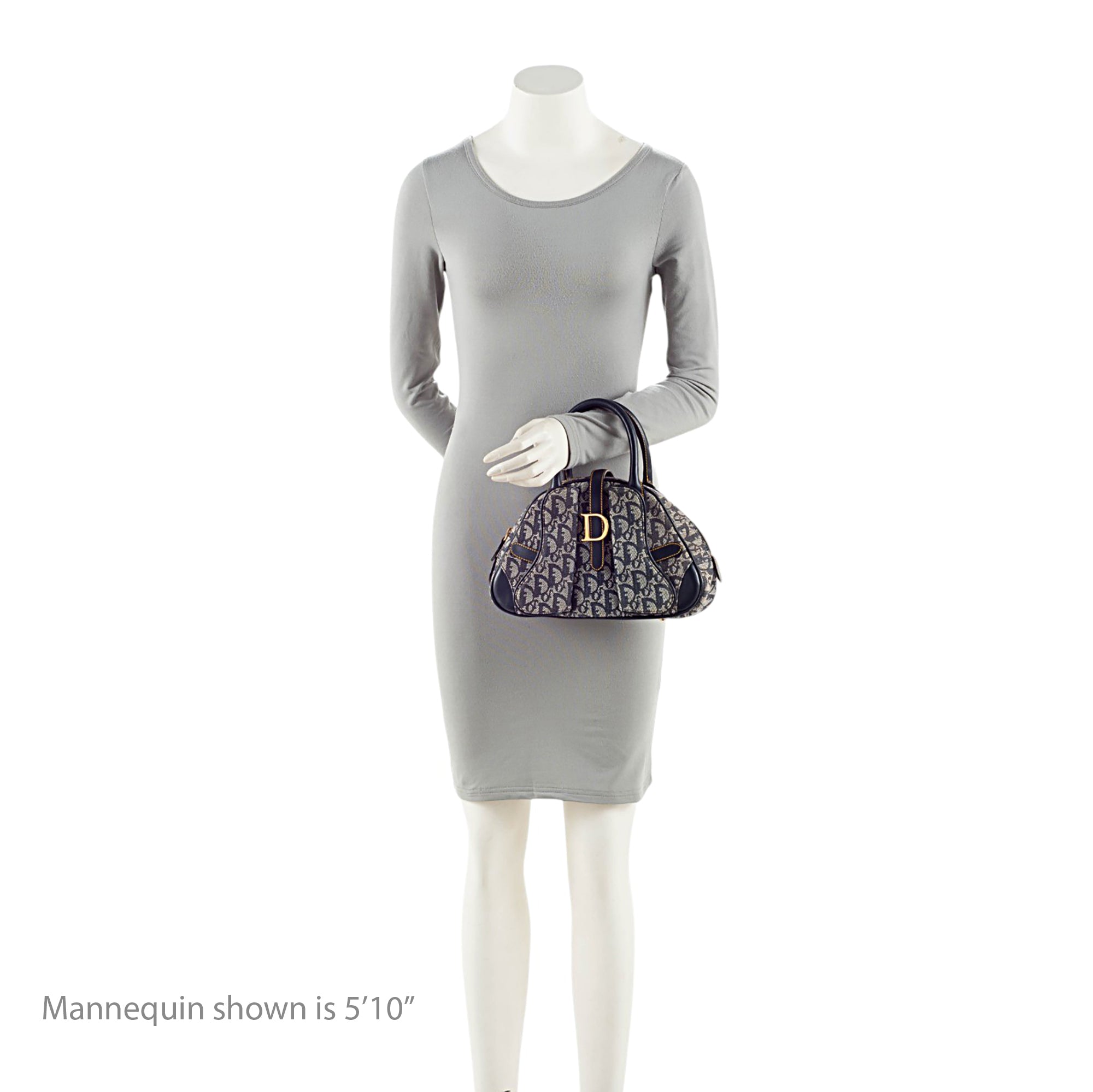Dior Vintage Diorissimo Saddle Bowler Bag