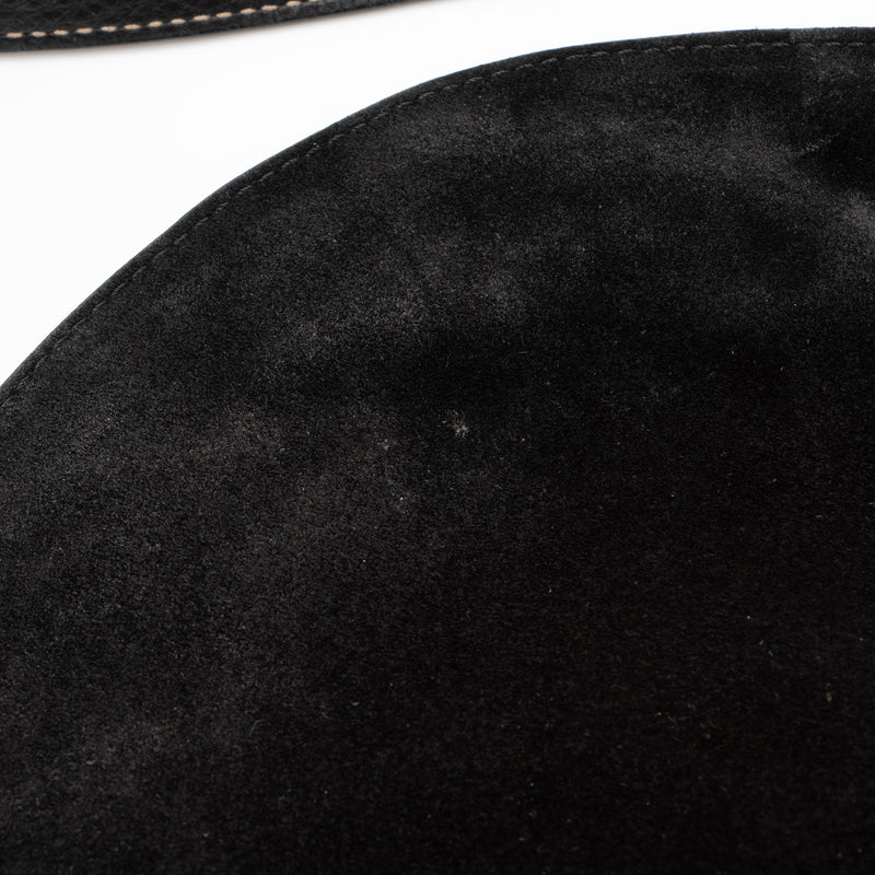 Dior Vintage Leather Baudrier Saddle Bag (SHF-uAI7sS)
