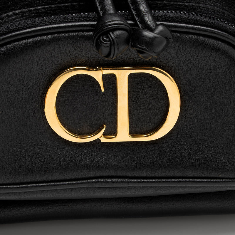 Dior Vintage Leather CD Flap Backpack (SHF-1nqomR)