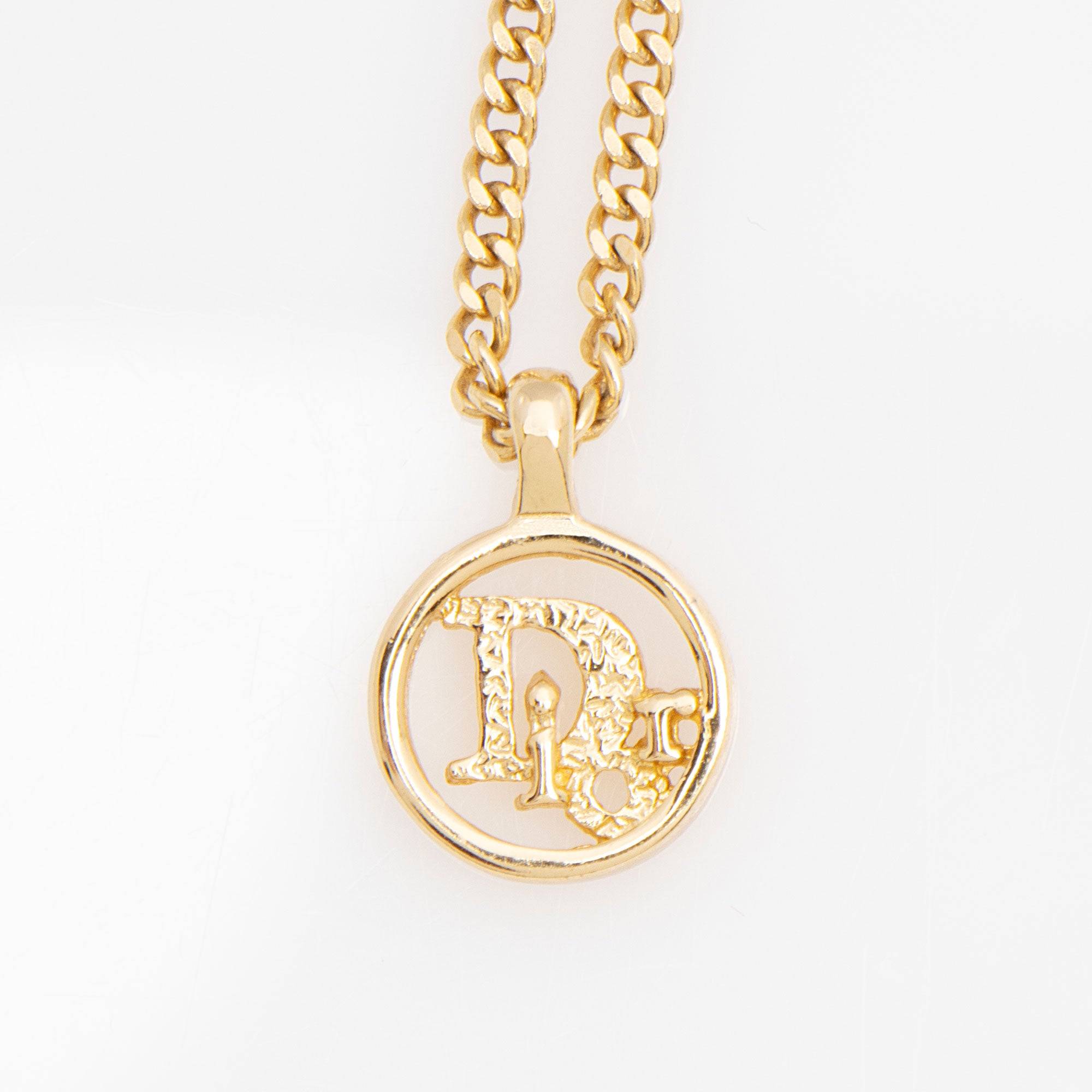 Dior Vintage Logo Necklace