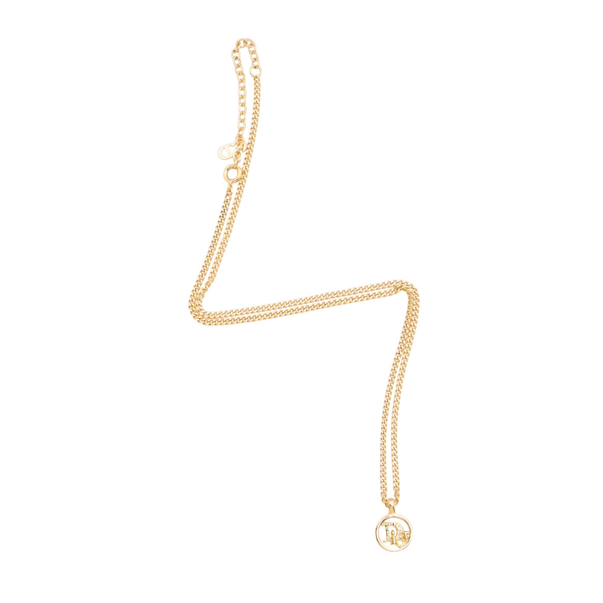 Dior Vintage Logo Necklace