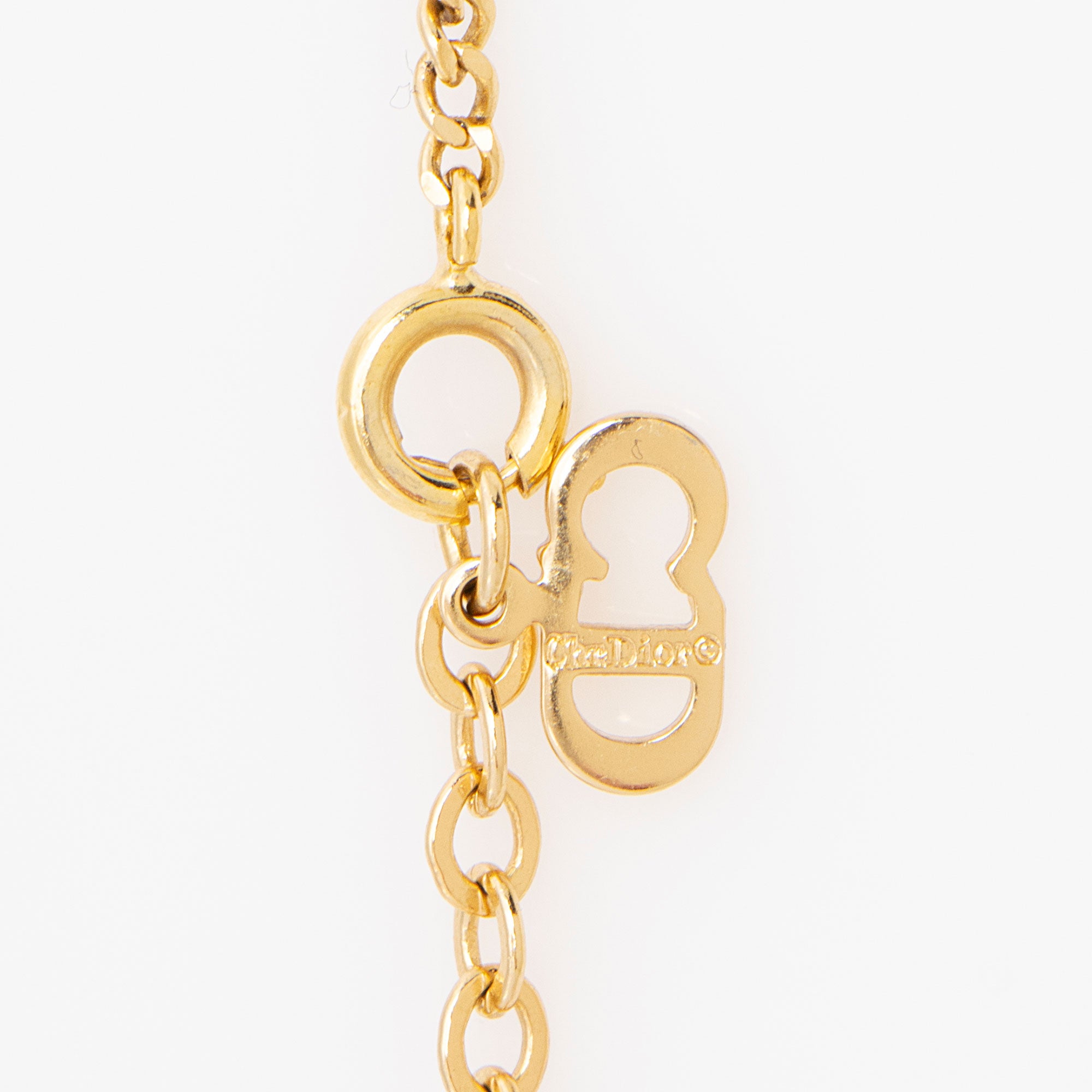 Dior Vintage Logo Necklace
