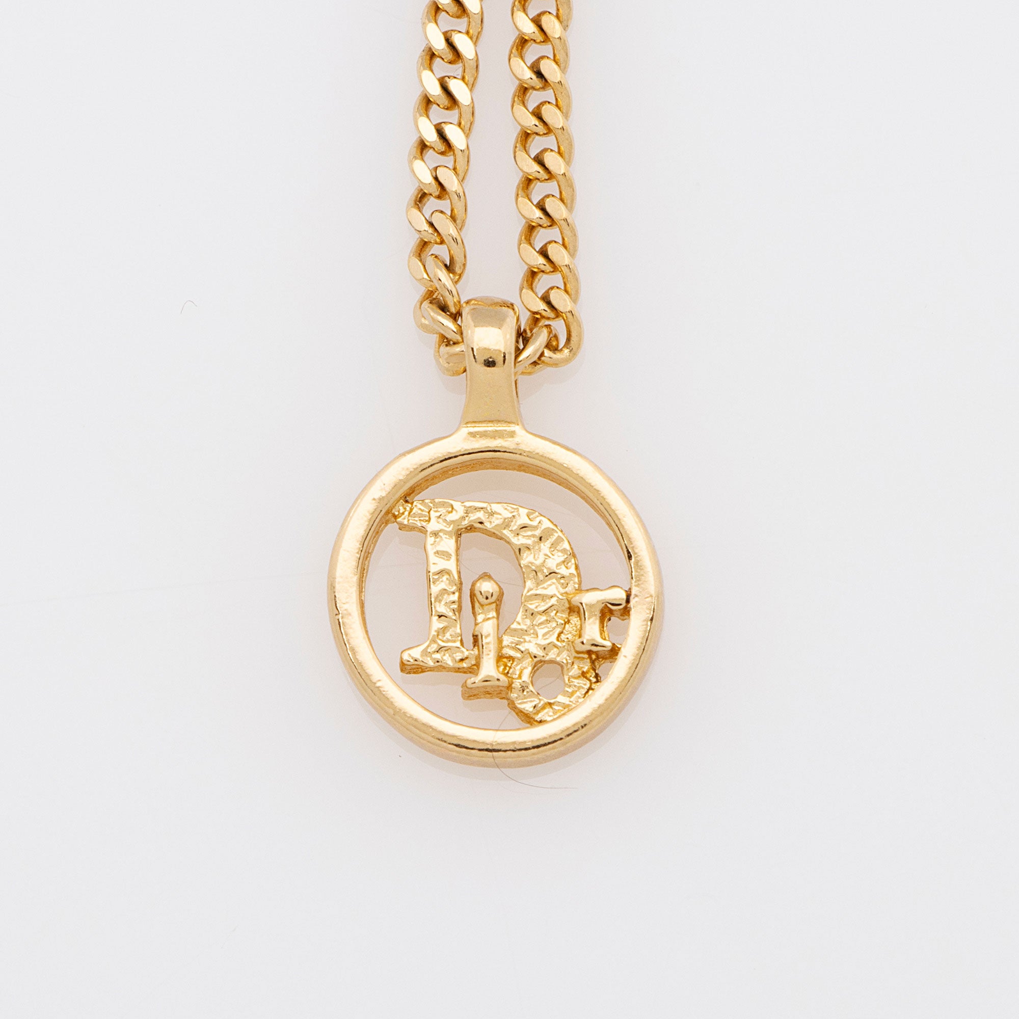 Dior Vintage Logo Necklace