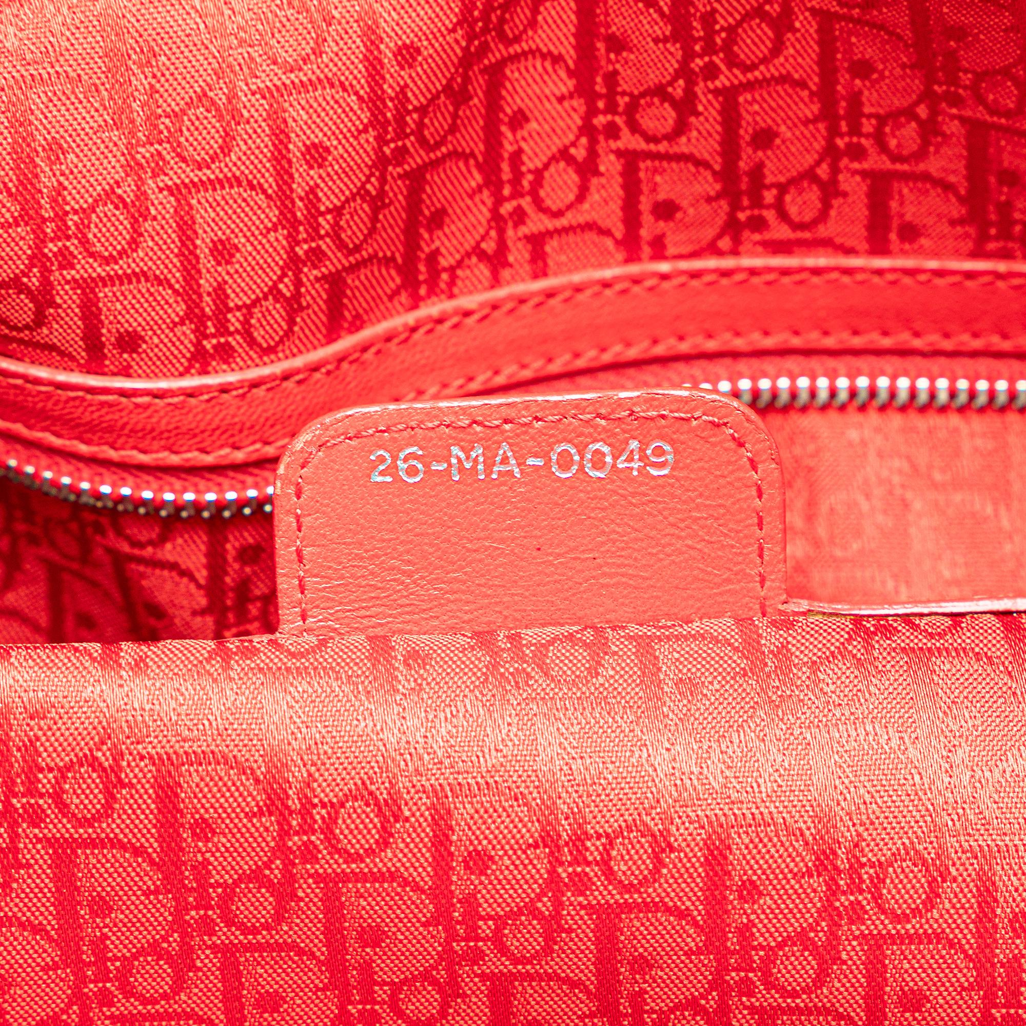 Dior XL Lambskin Cannage Lady Dior