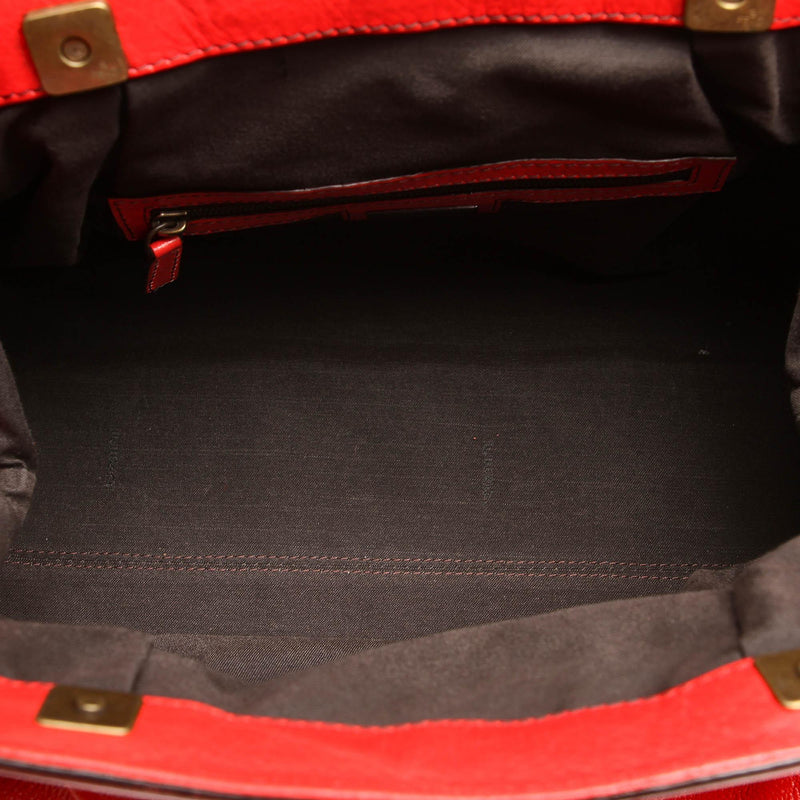 Fendi Borsa Doctor Leather Shoulder Bag (SHG-31707)