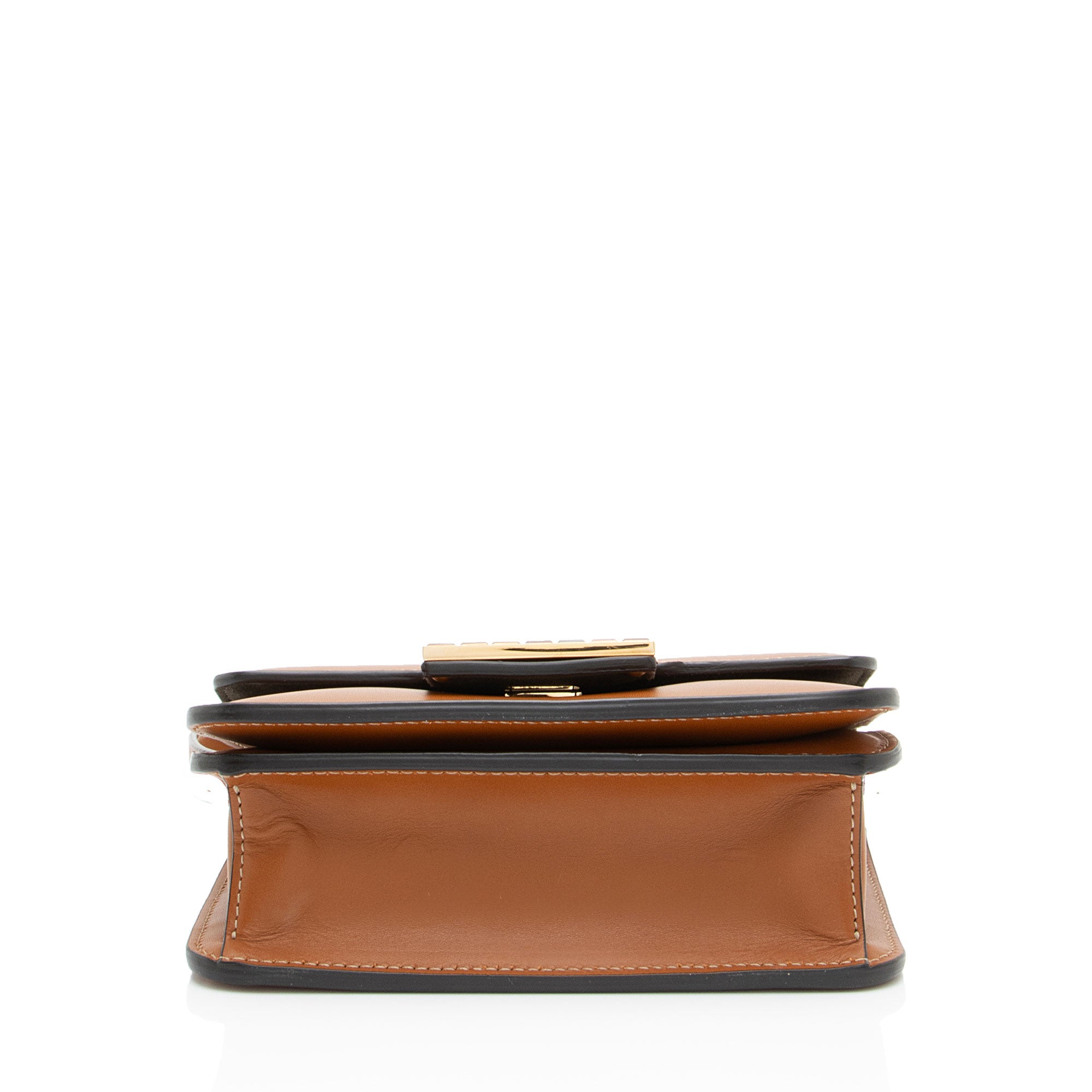 Fendi Calfskin Crystal Fab Small Crossbody
