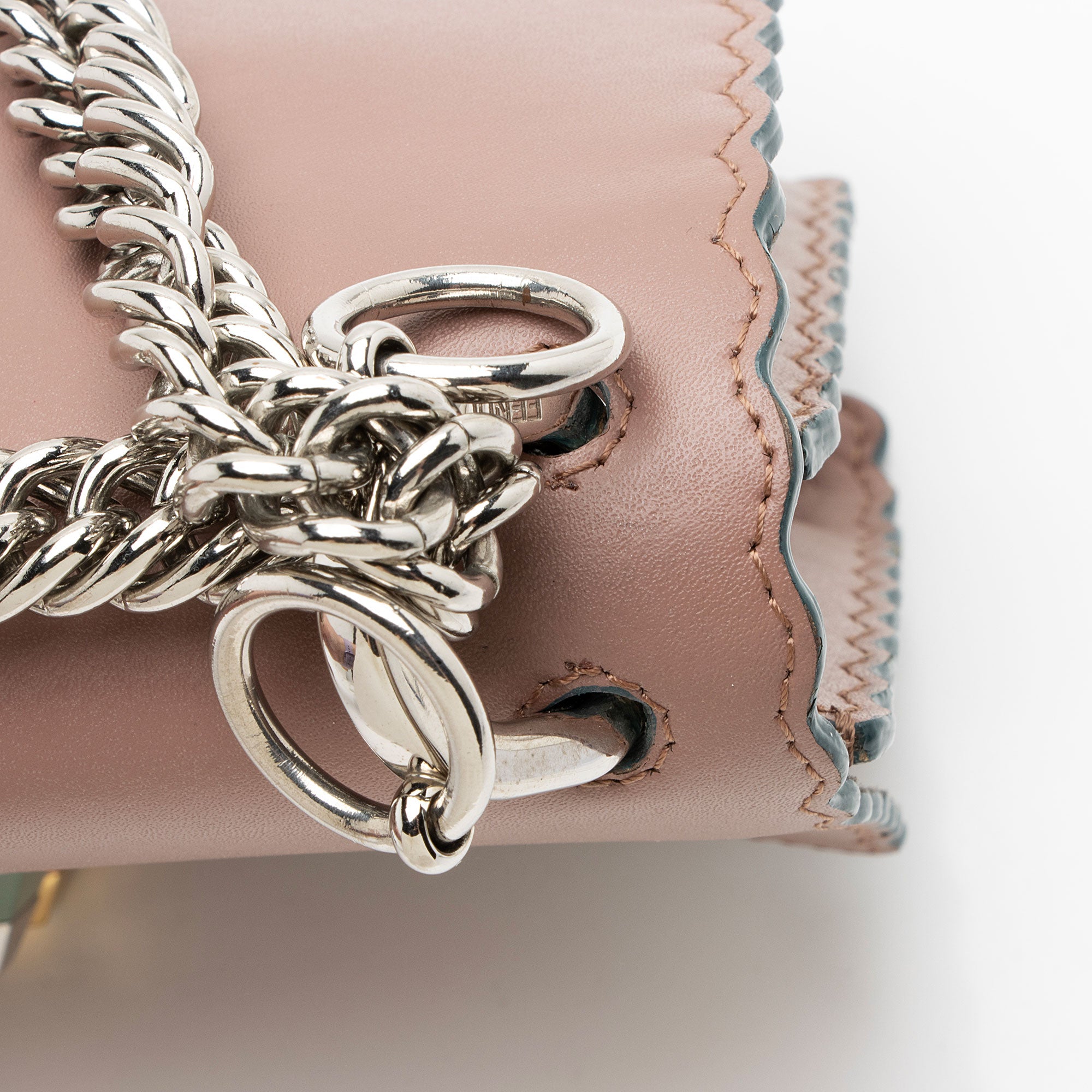 Fendi Calfskin Kan I Mini Shoulder Bag